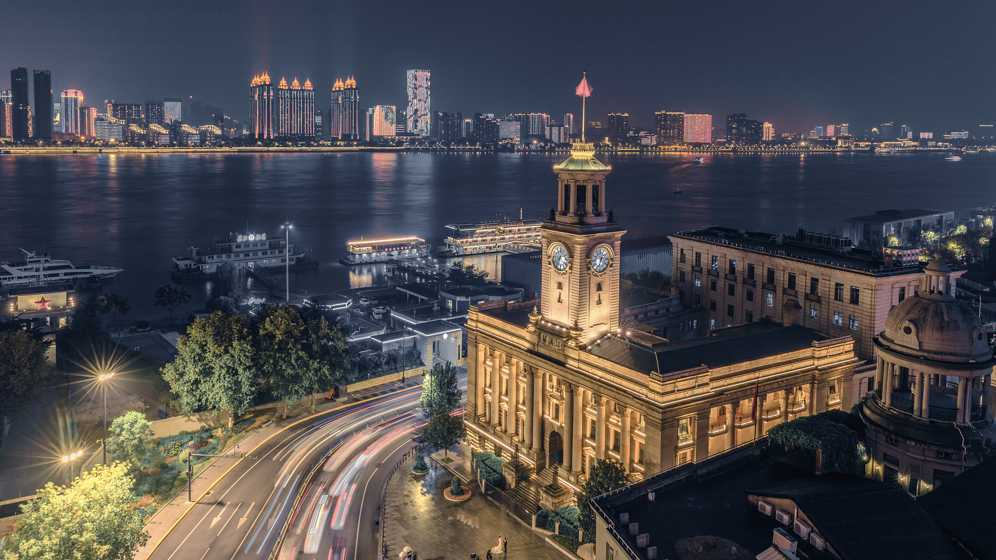 江汉关之夜(武汉)