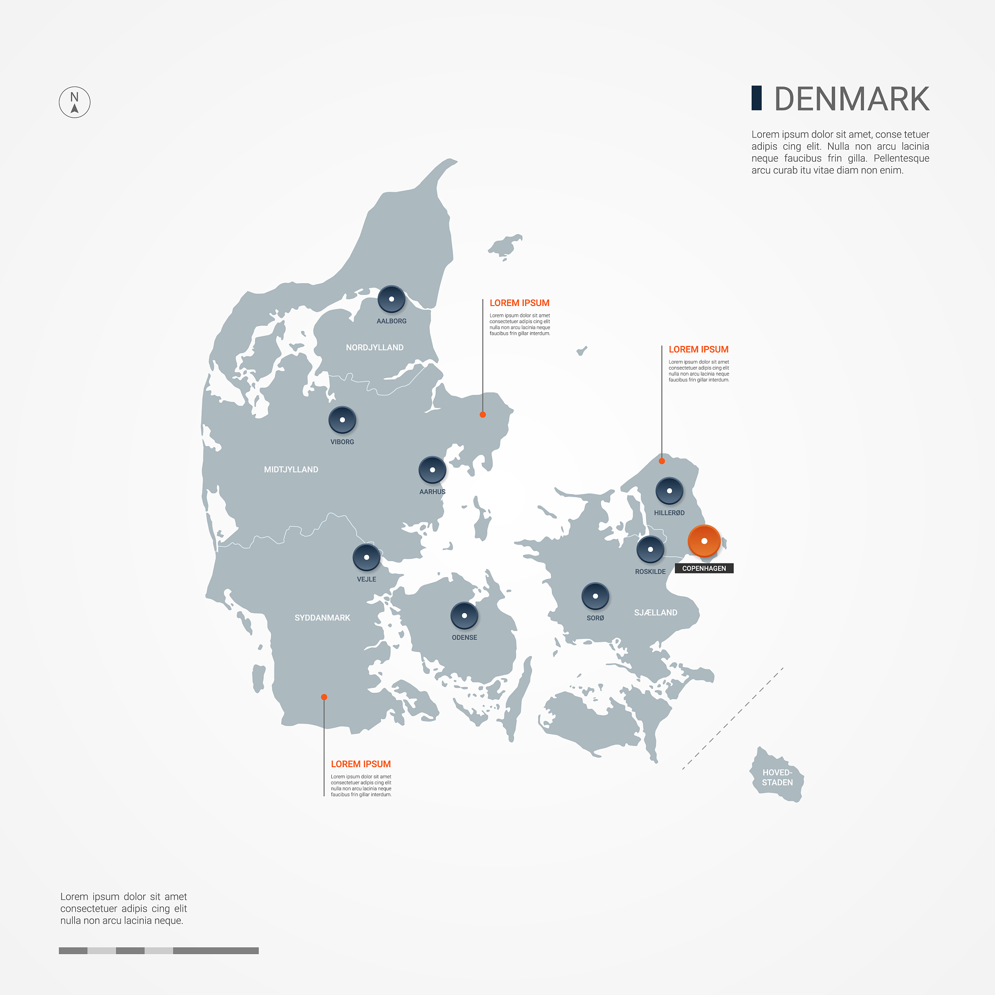 denmark infographic map