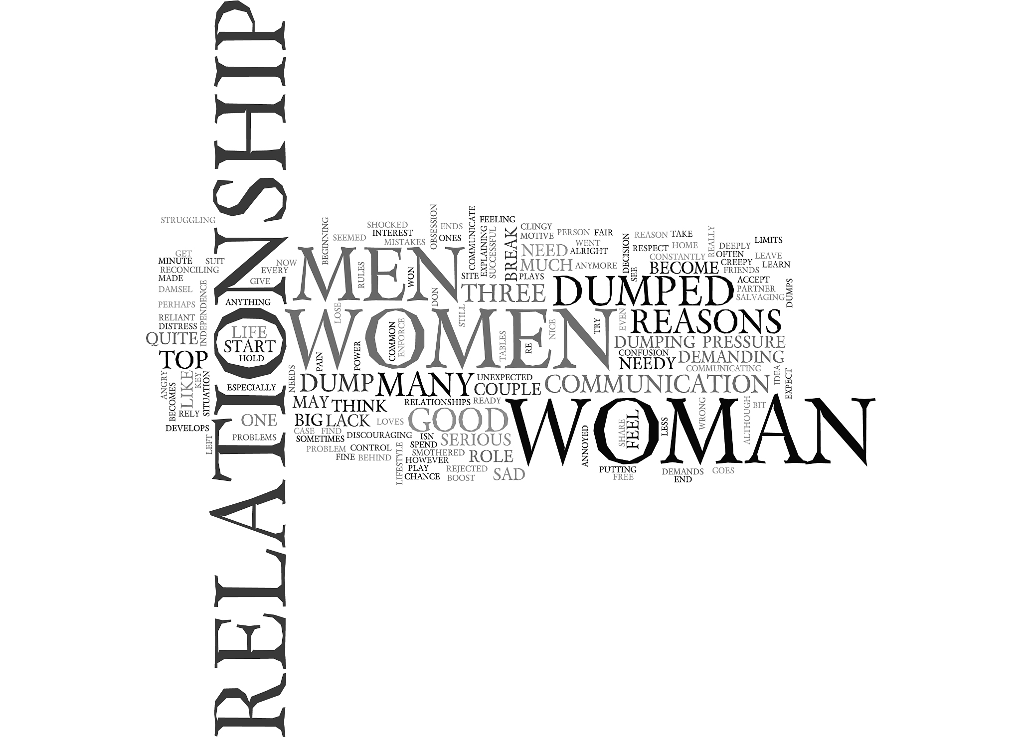 why do men dump women here are the top three