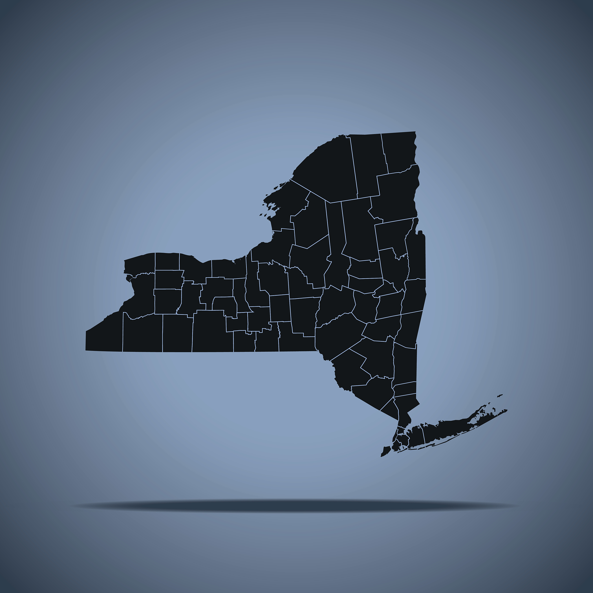 new york map