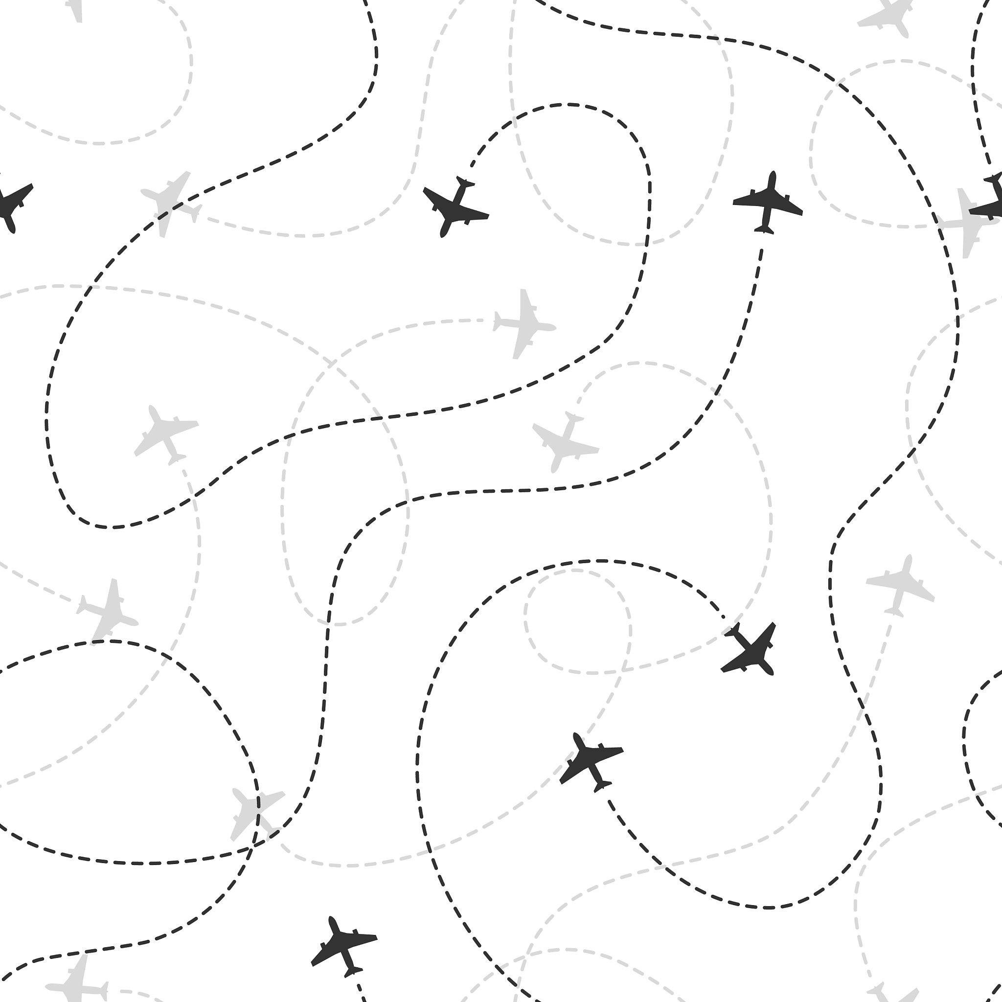 airline routes seamless flight planes texture