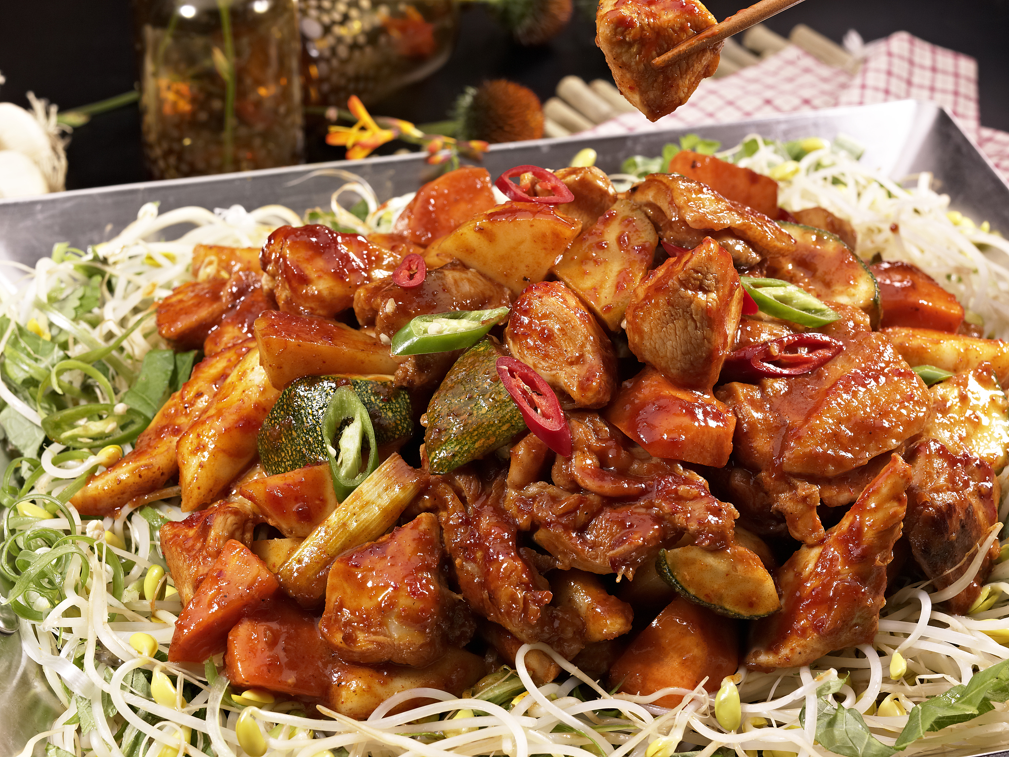 今天吃小炒，面还是快餐