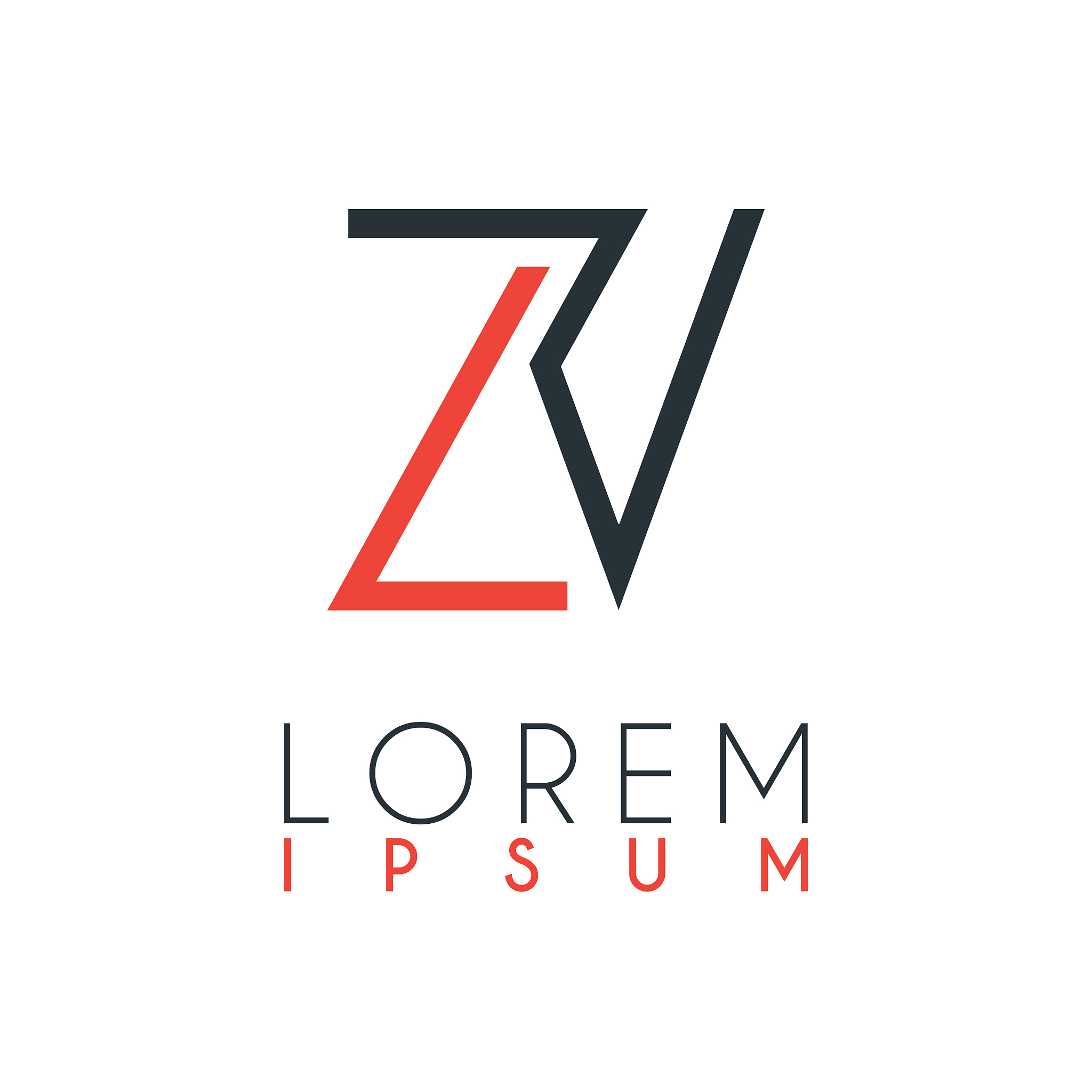 the logo between letter z and letter v or zv