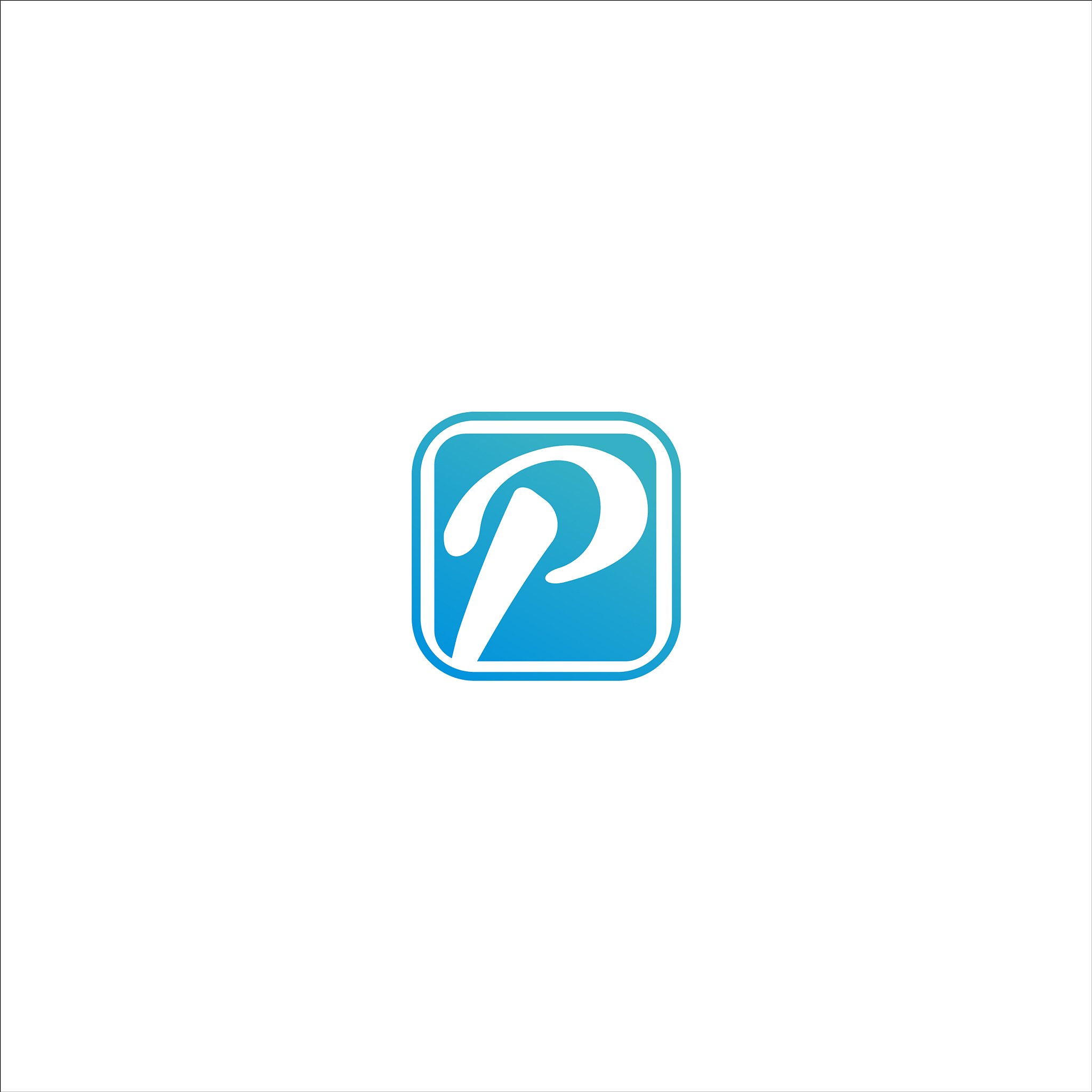 initial letter pp or p logo design template