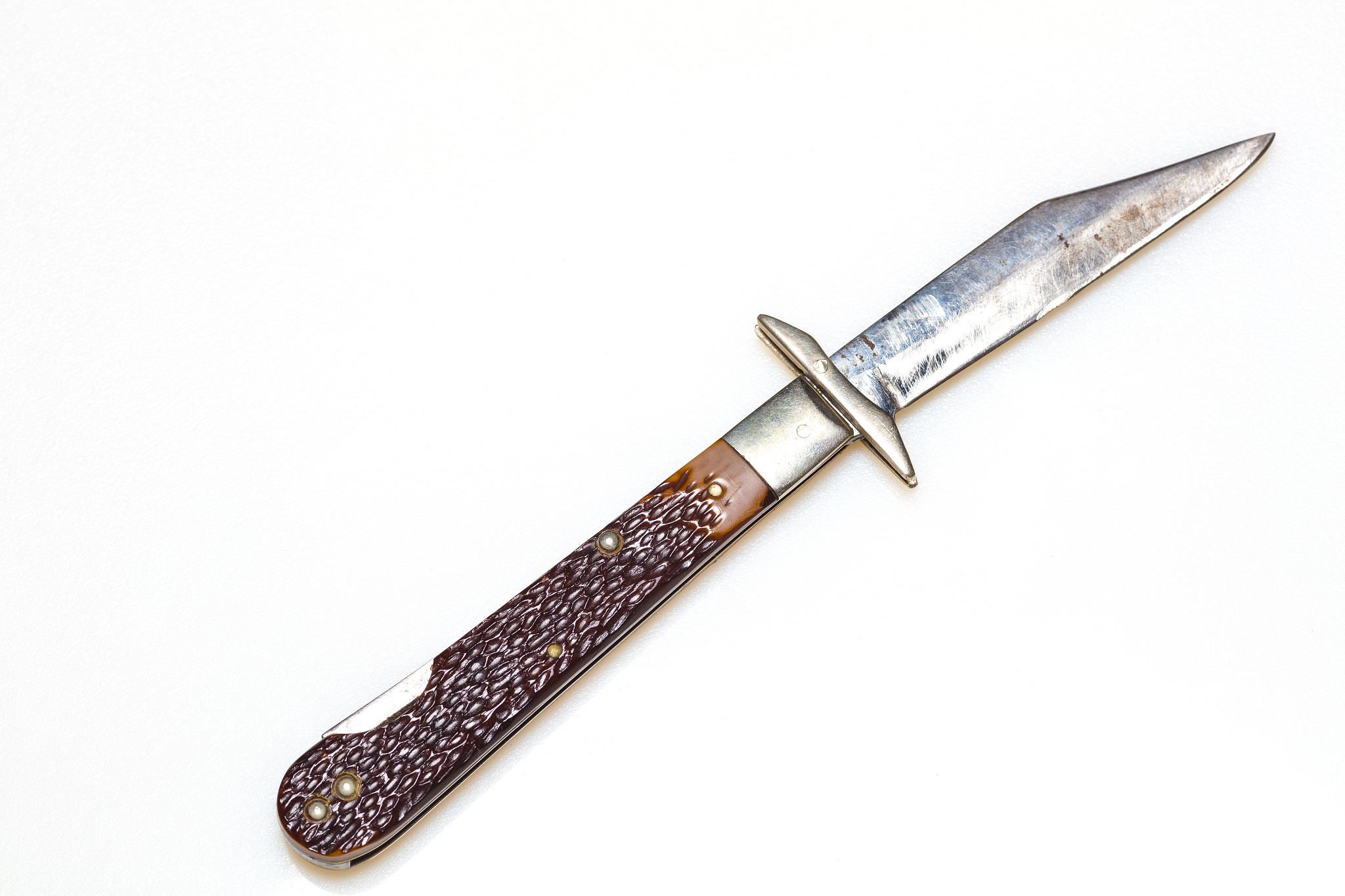 worn clasp knife