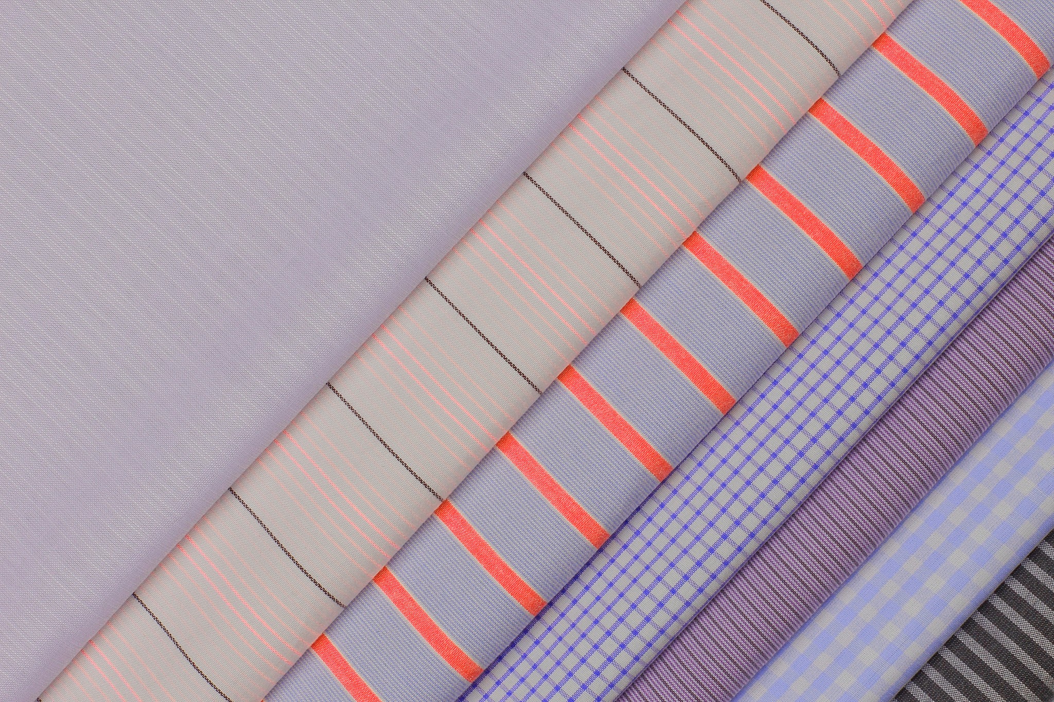 set different texture cotton colored fabric. background abstract