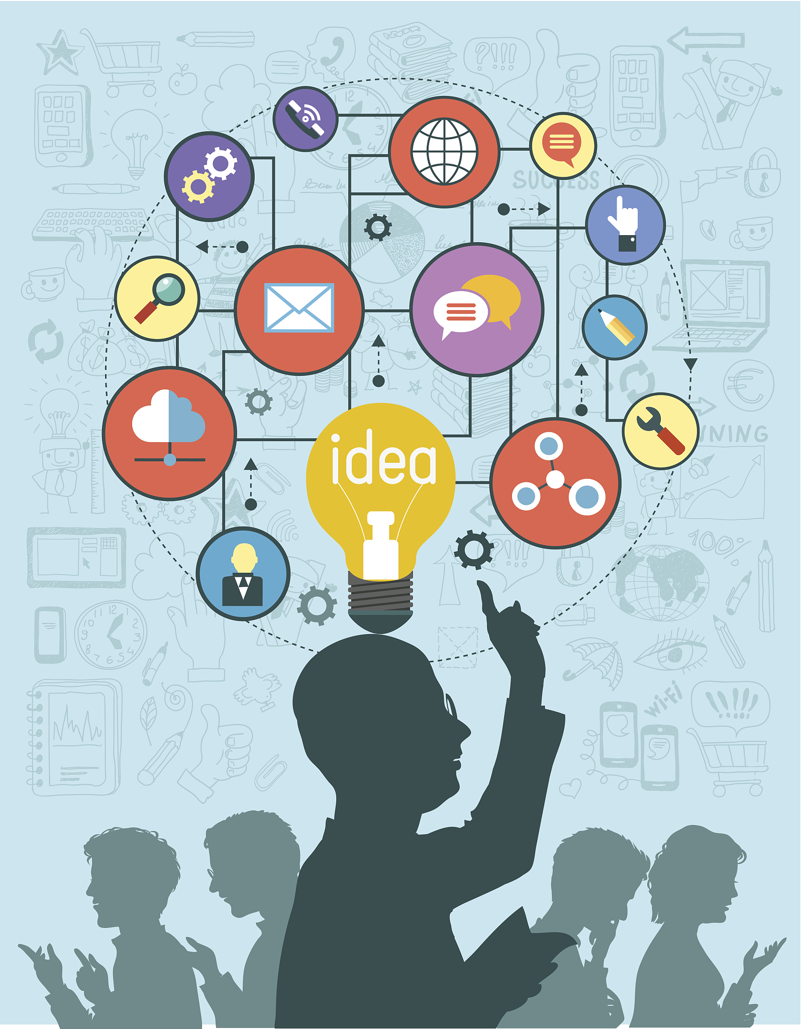business idea infographics