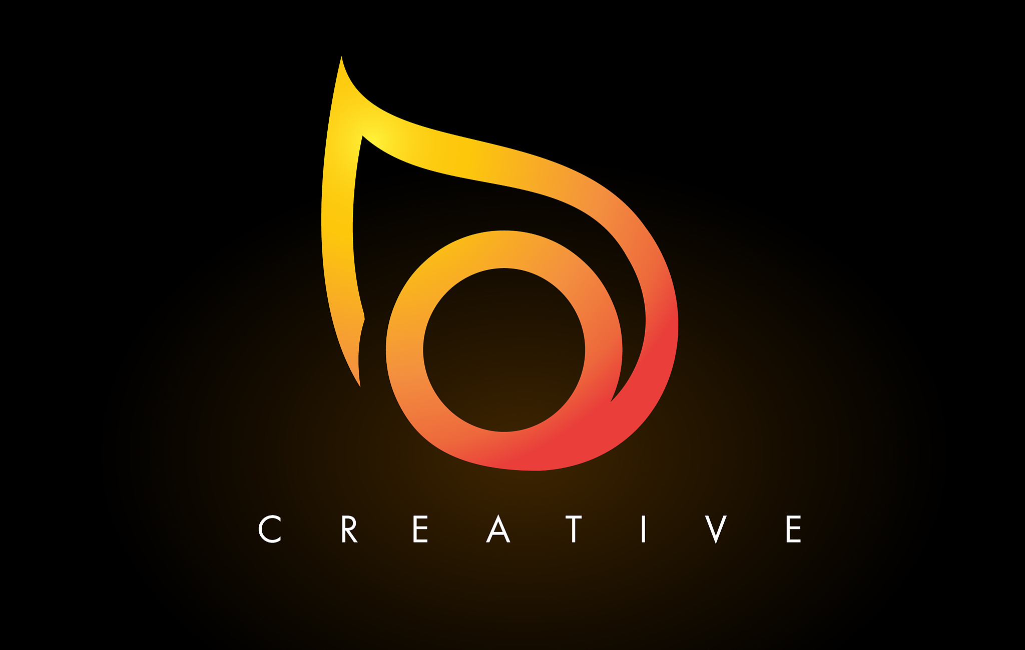 o leaf logo letter design with golden leaf outline