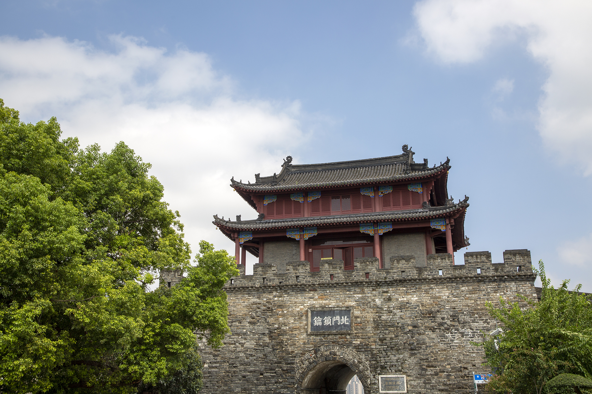 襄阳古城传统建筑风光