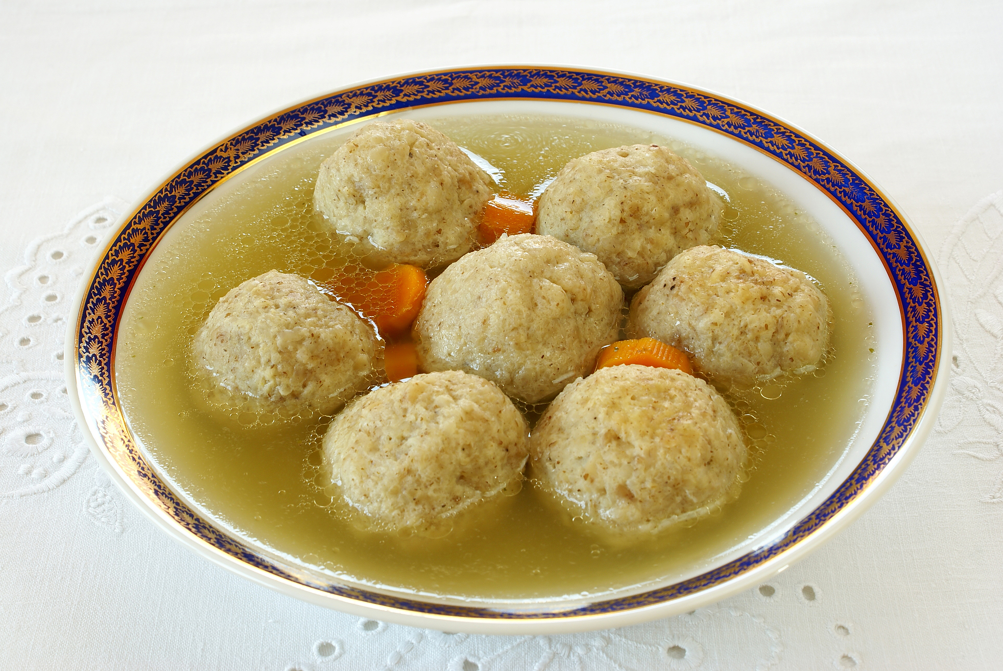 matzo (matzah) balls soup