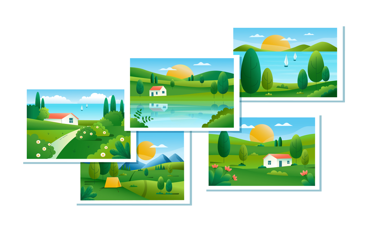 请问AI绘画提示词分类中描述环境与描述场景的提示词有什么区别？