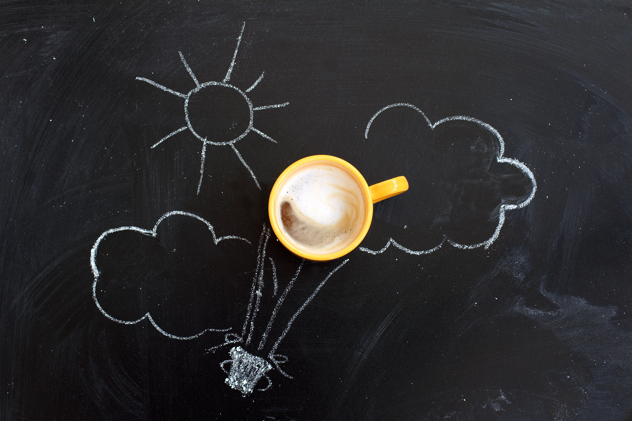 fantastic flight on a coffee bowl