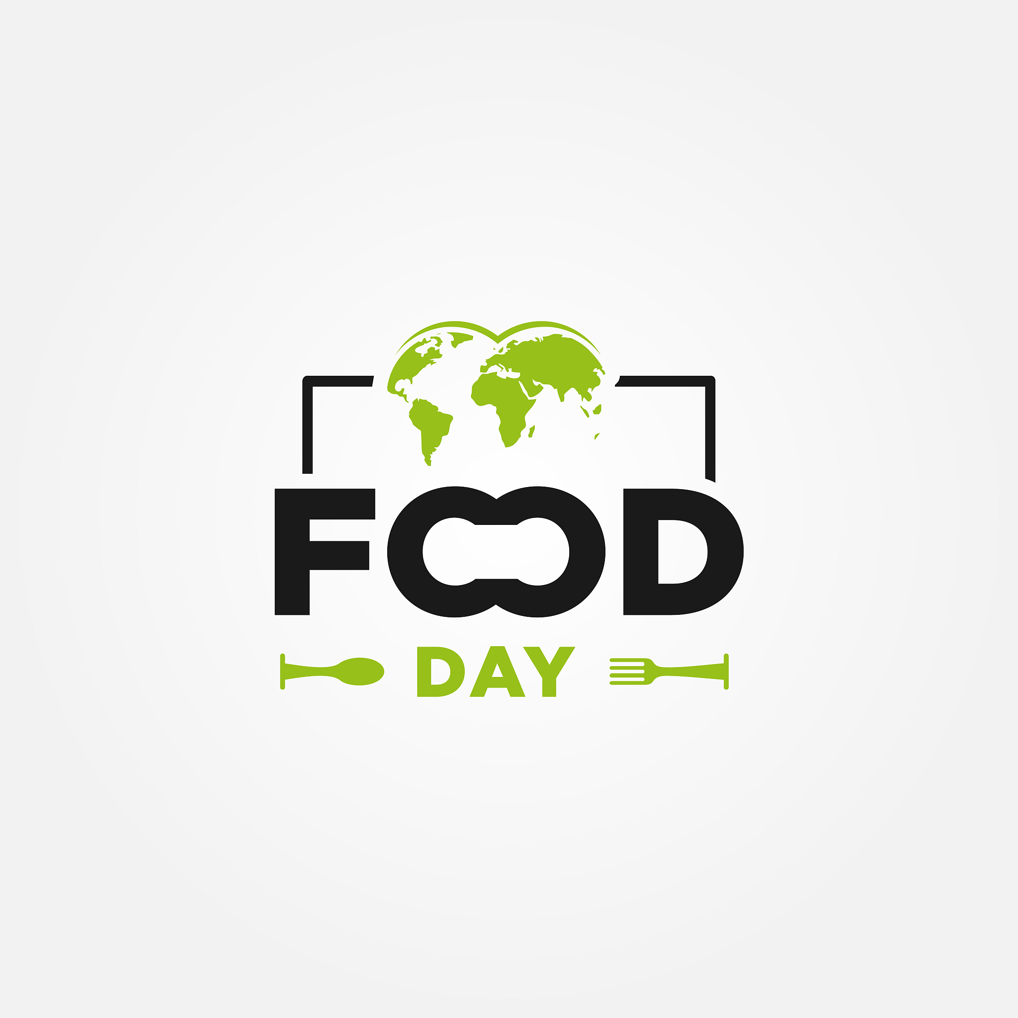 world food day vector design template