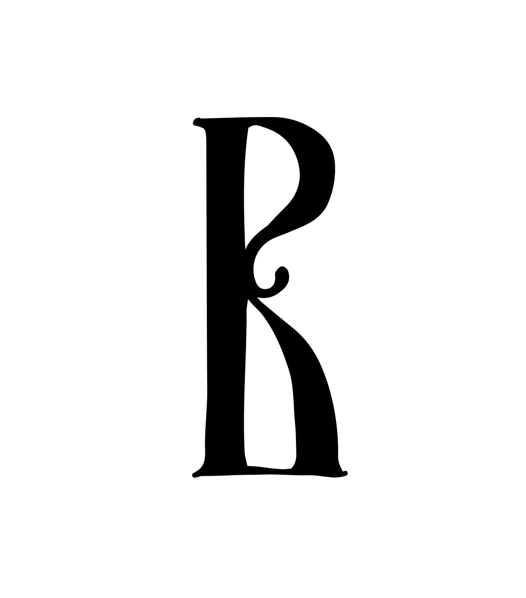 latin letter b logo for company icon for the