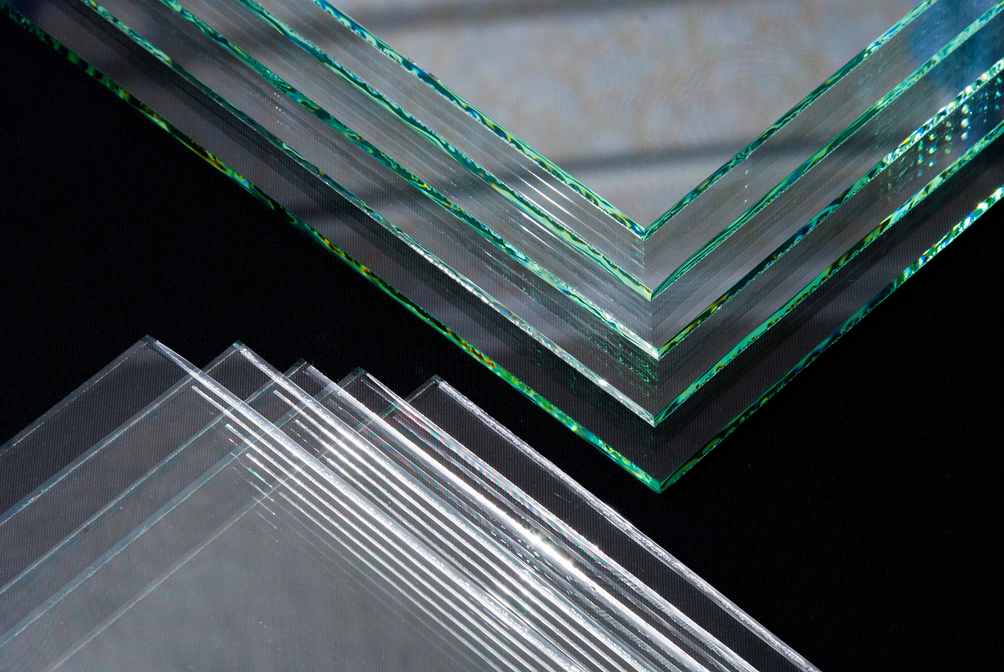 sheets of factory manufacturing tempered clear float glass panel