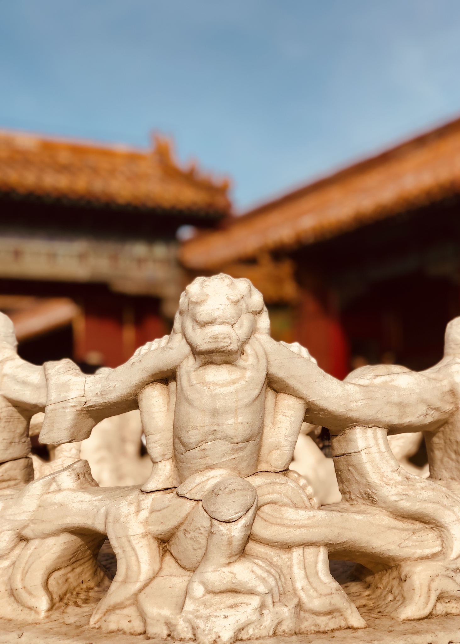 故宫石狮：皇家气度与文化底蕴