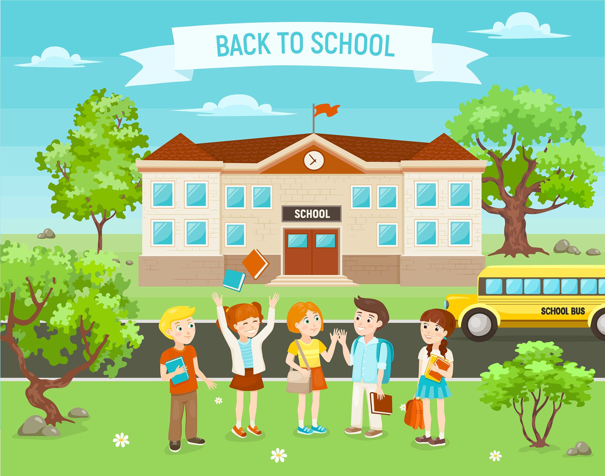 school kids