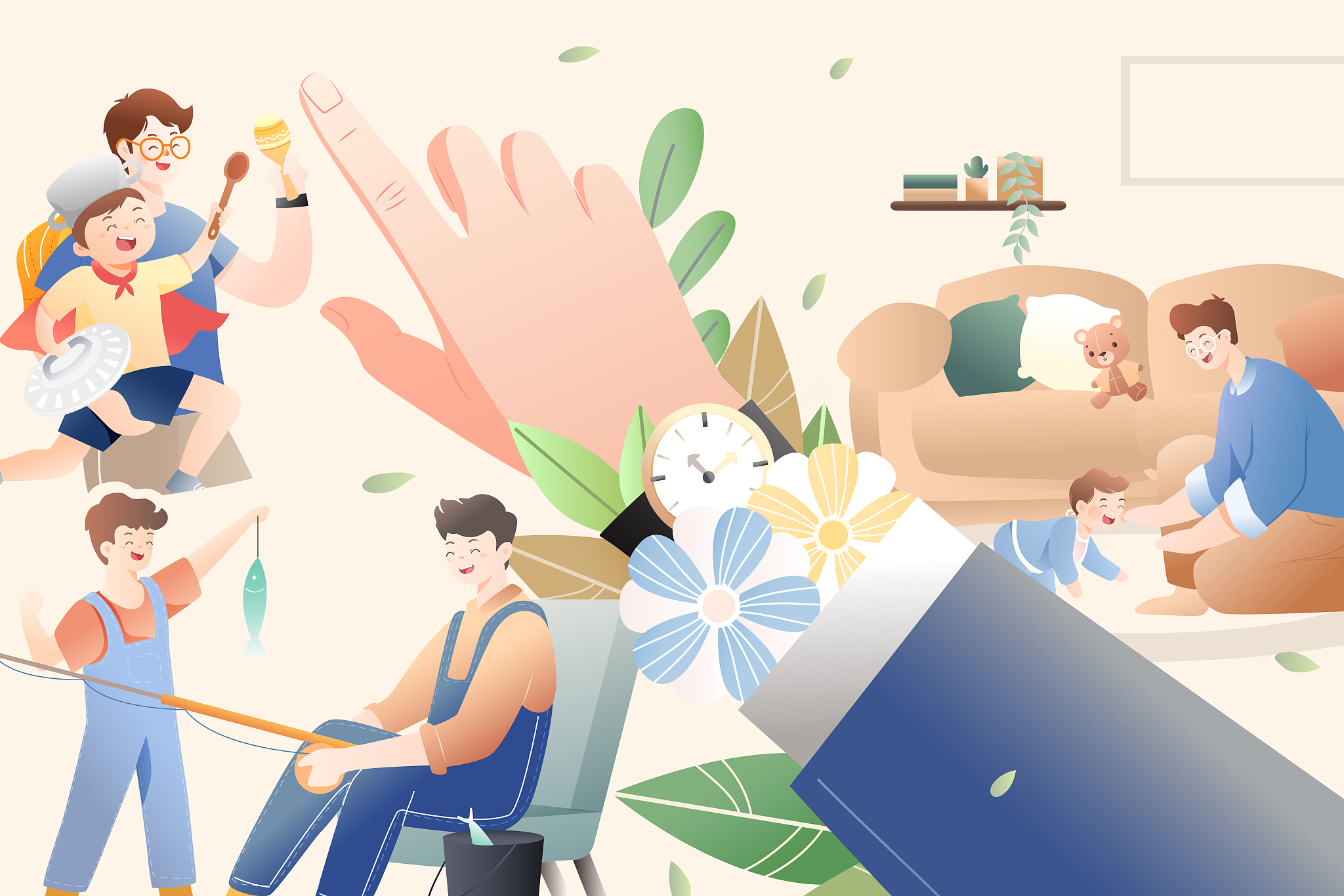 写一首关于时间、亲情的诗