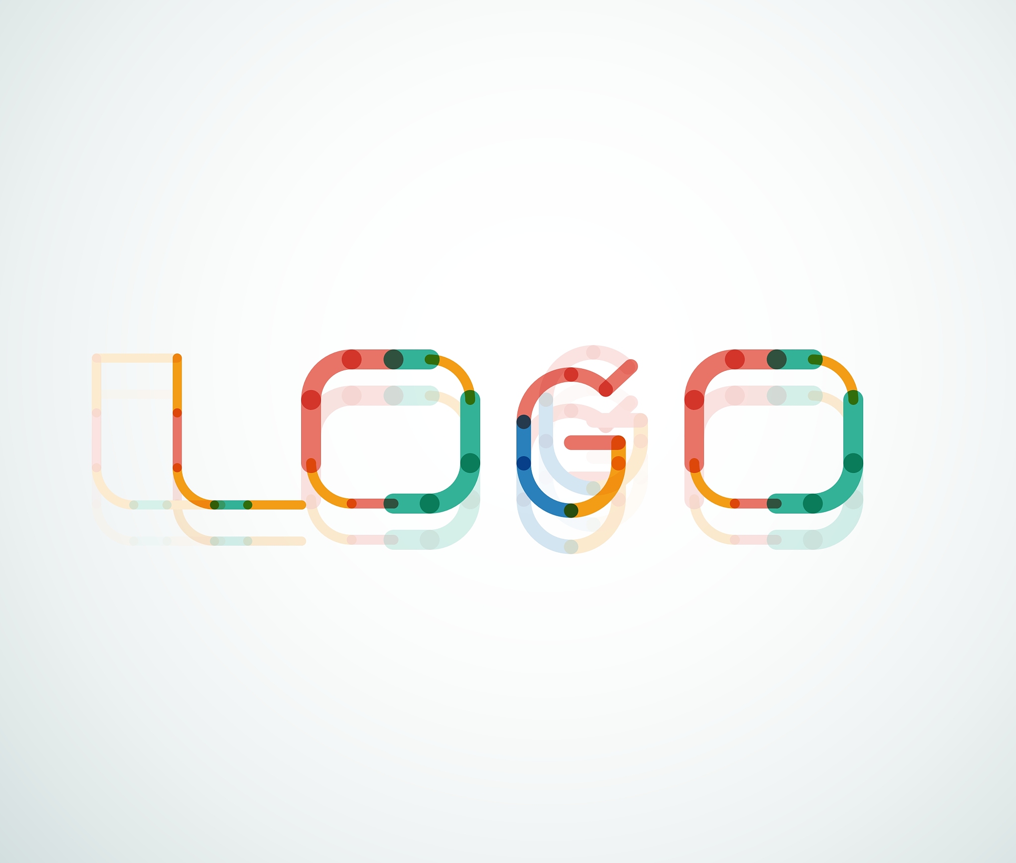 logo word font design