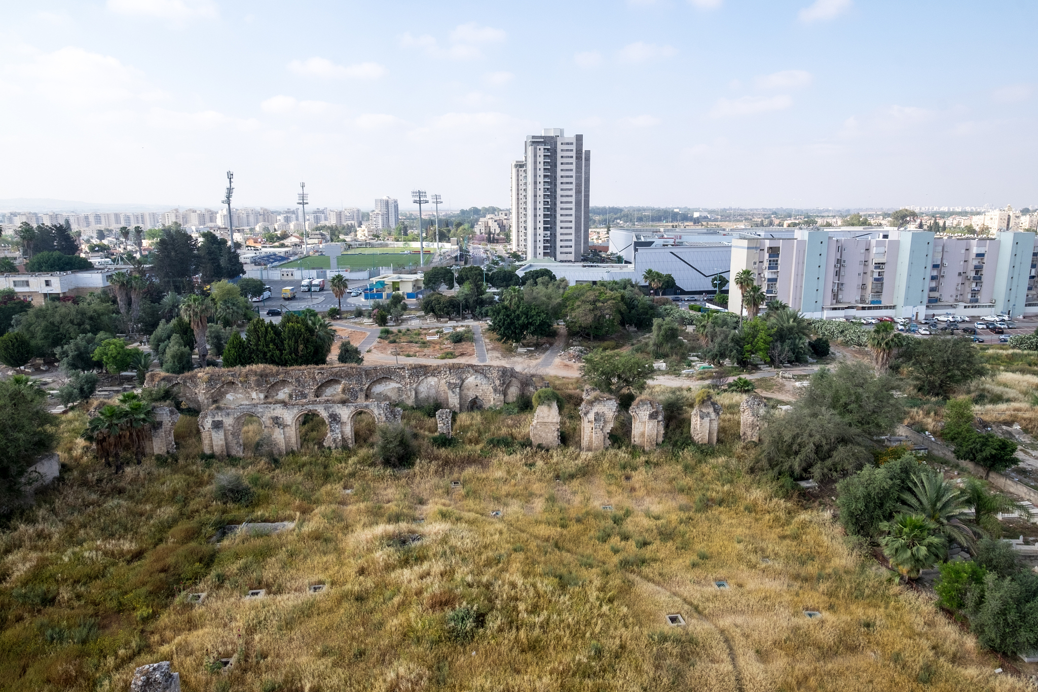 ramla cityscape on a sunny day