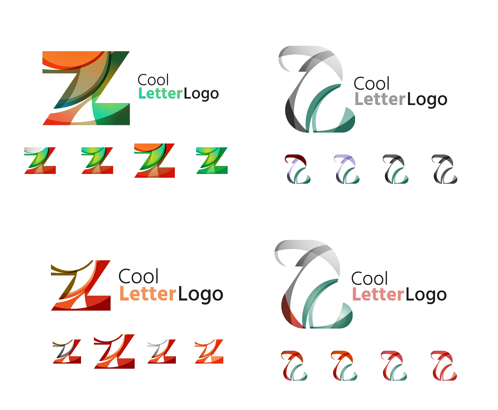 letter business emblem collection