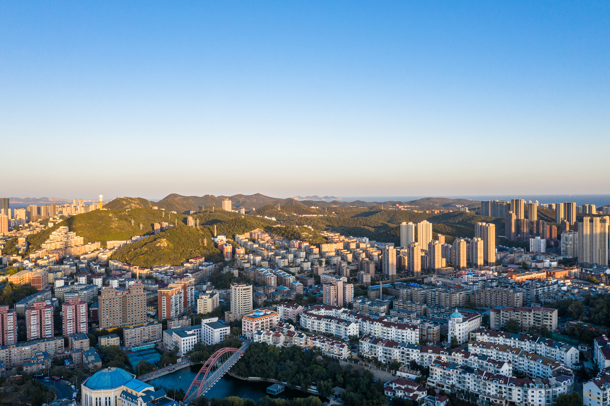 大连城市天际线