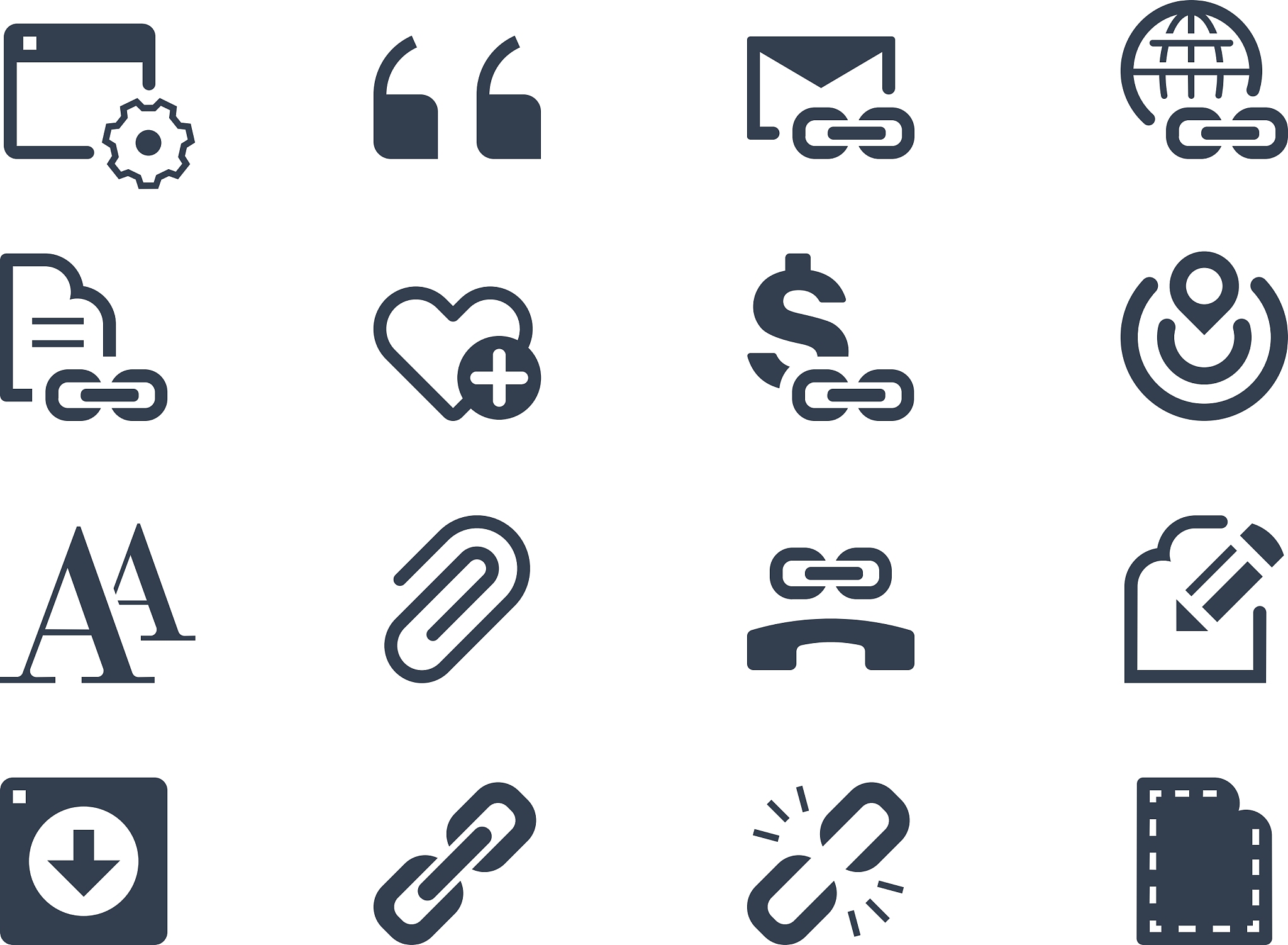 web icons