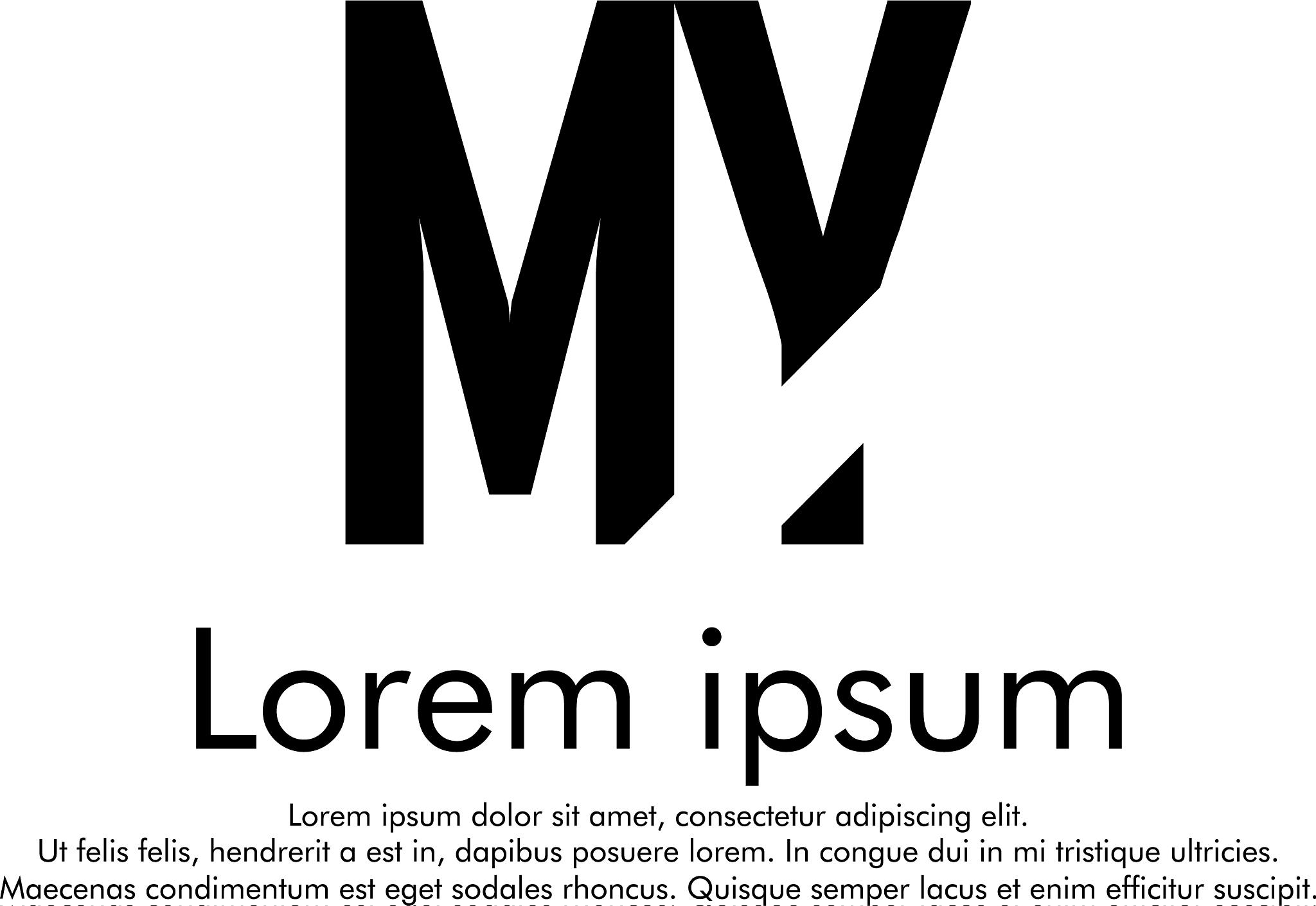 m y my initial abstract logo concept