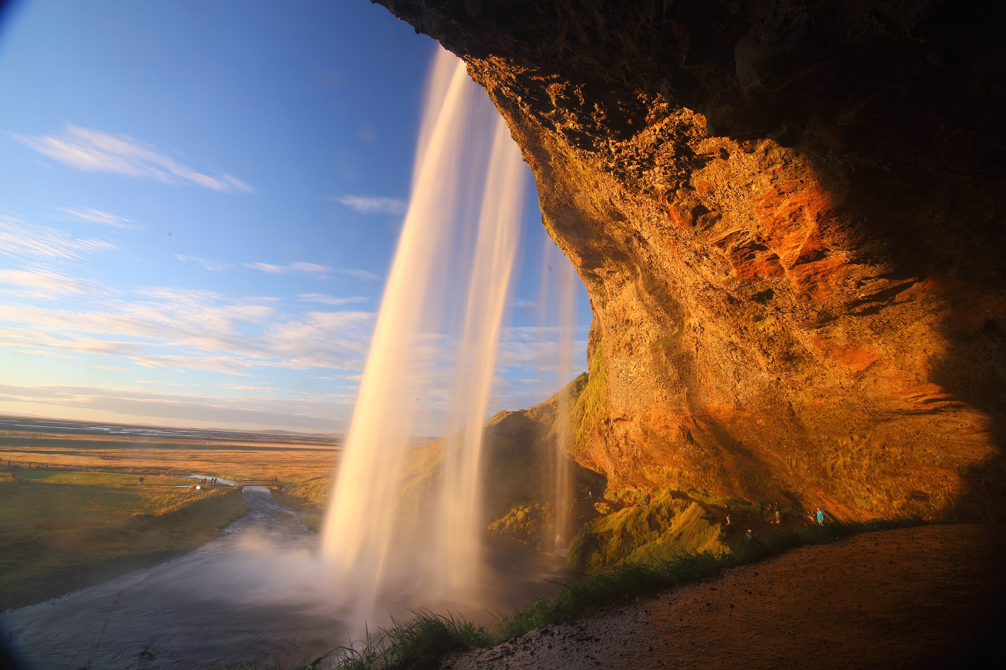 waterfall in iceland