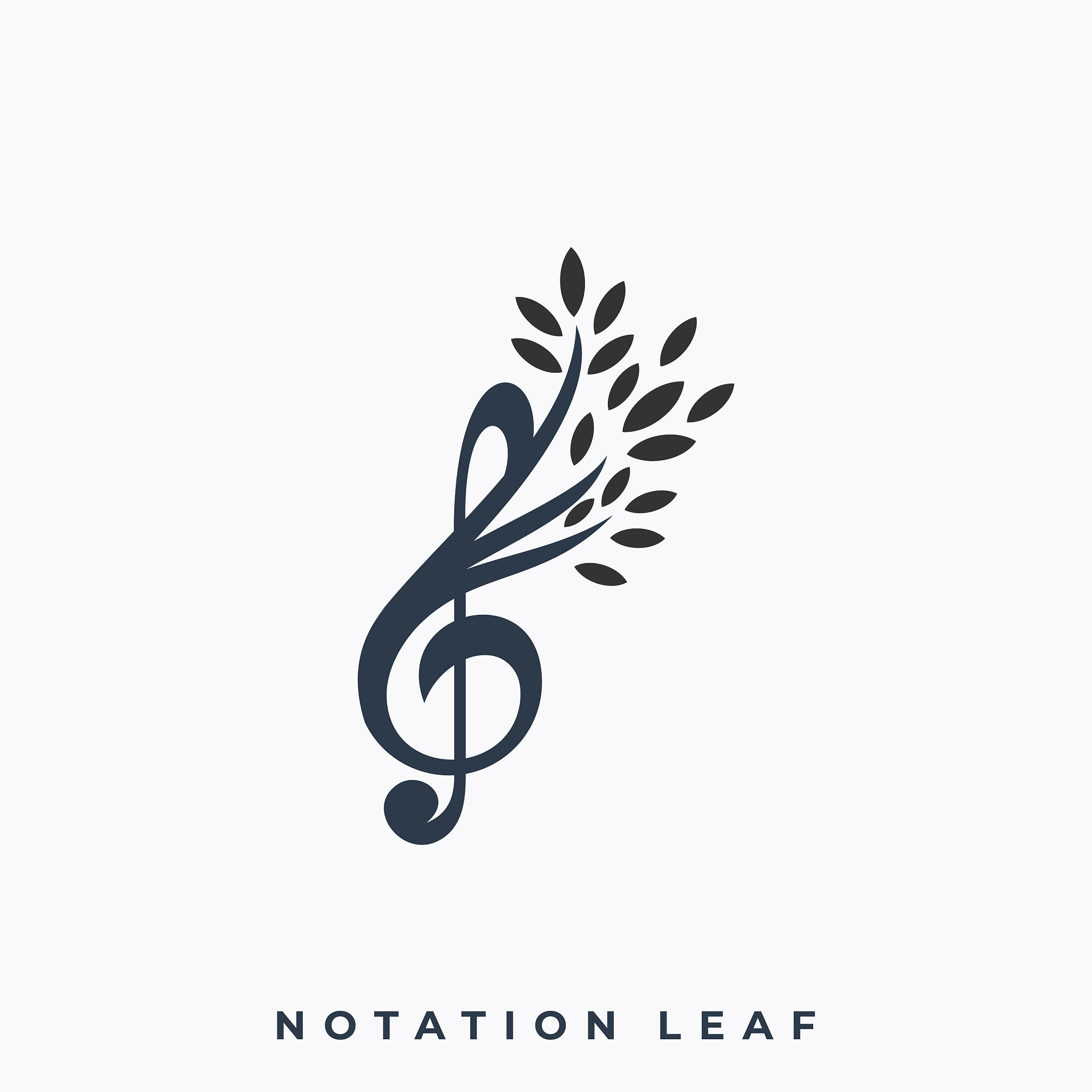 leaf music icon application template