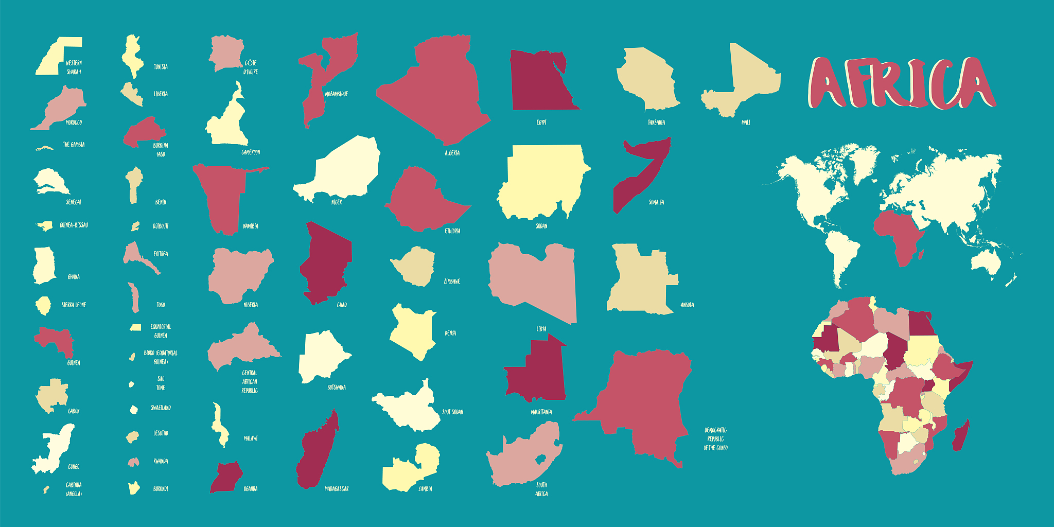 world map