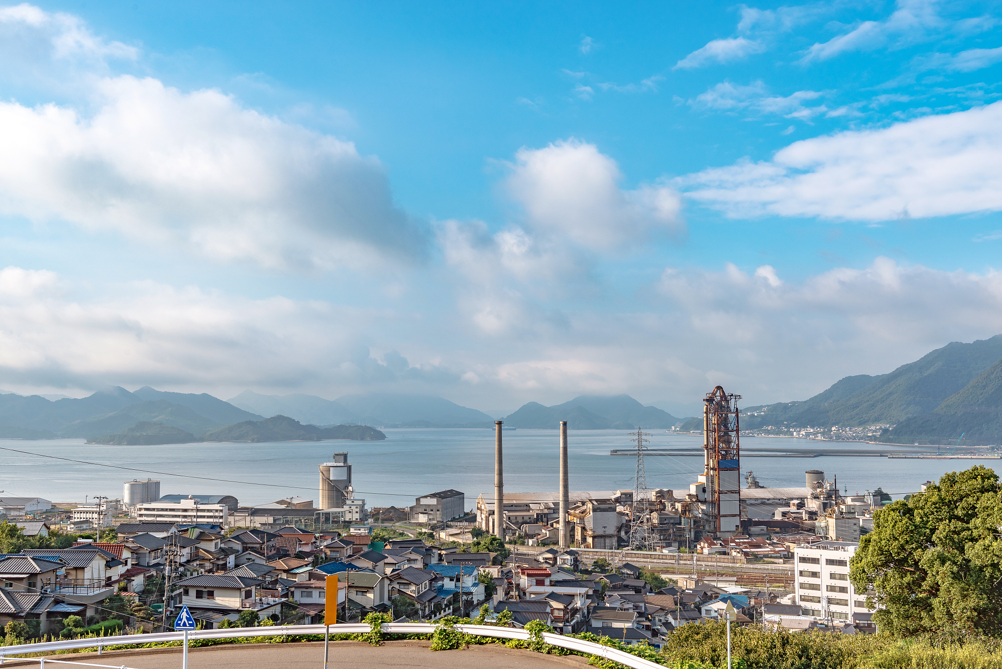 seaside industrial area