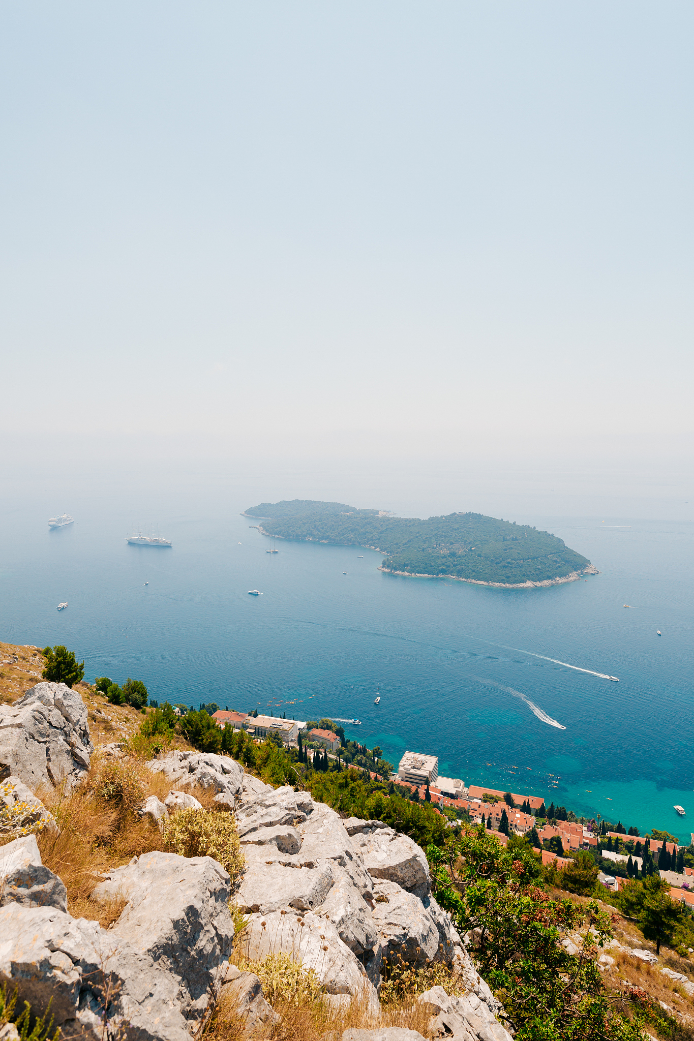 island lokrum. near dubrovnik