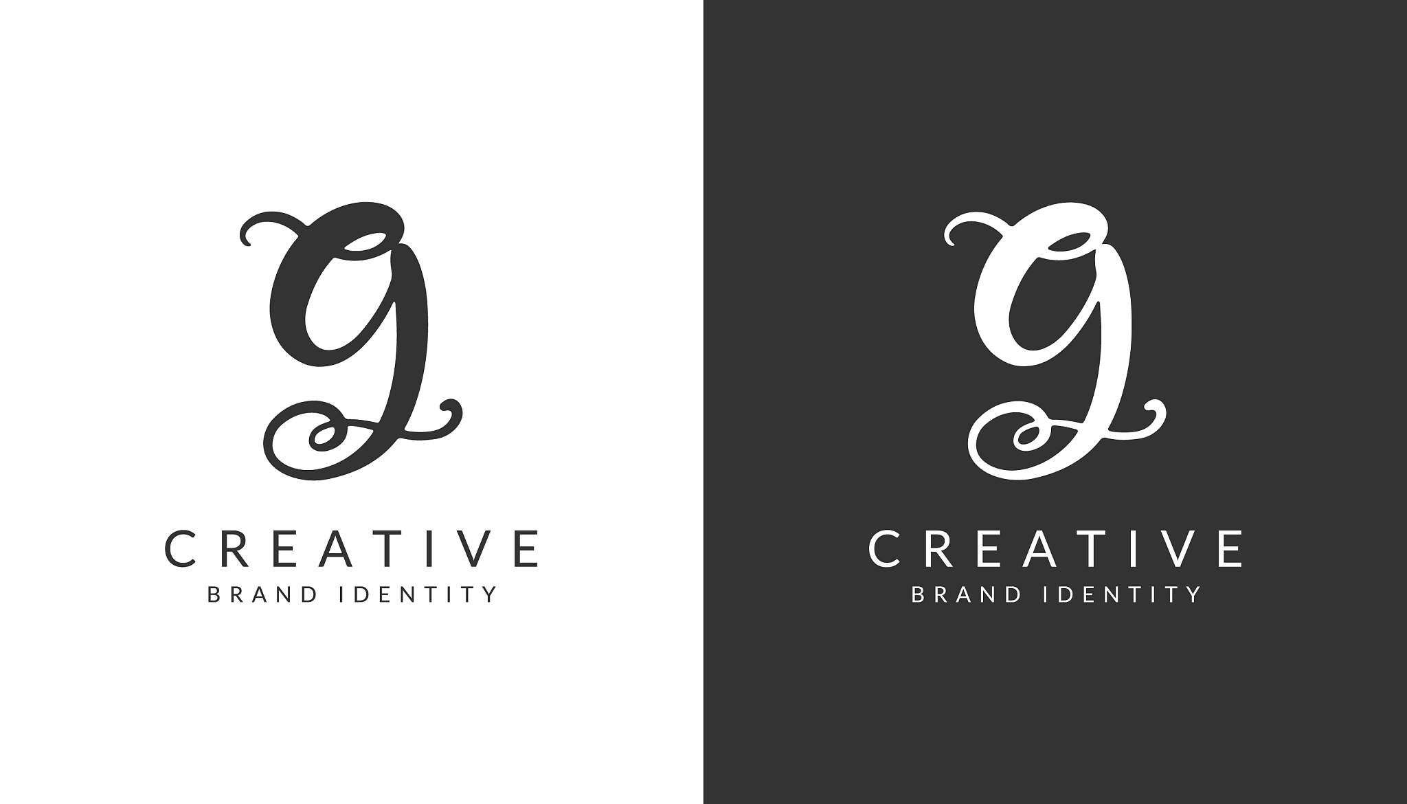 g letter logo design template