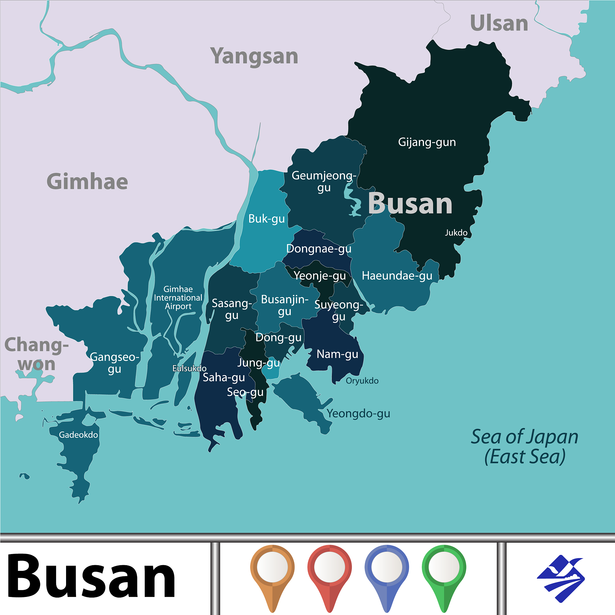 map busan south korea