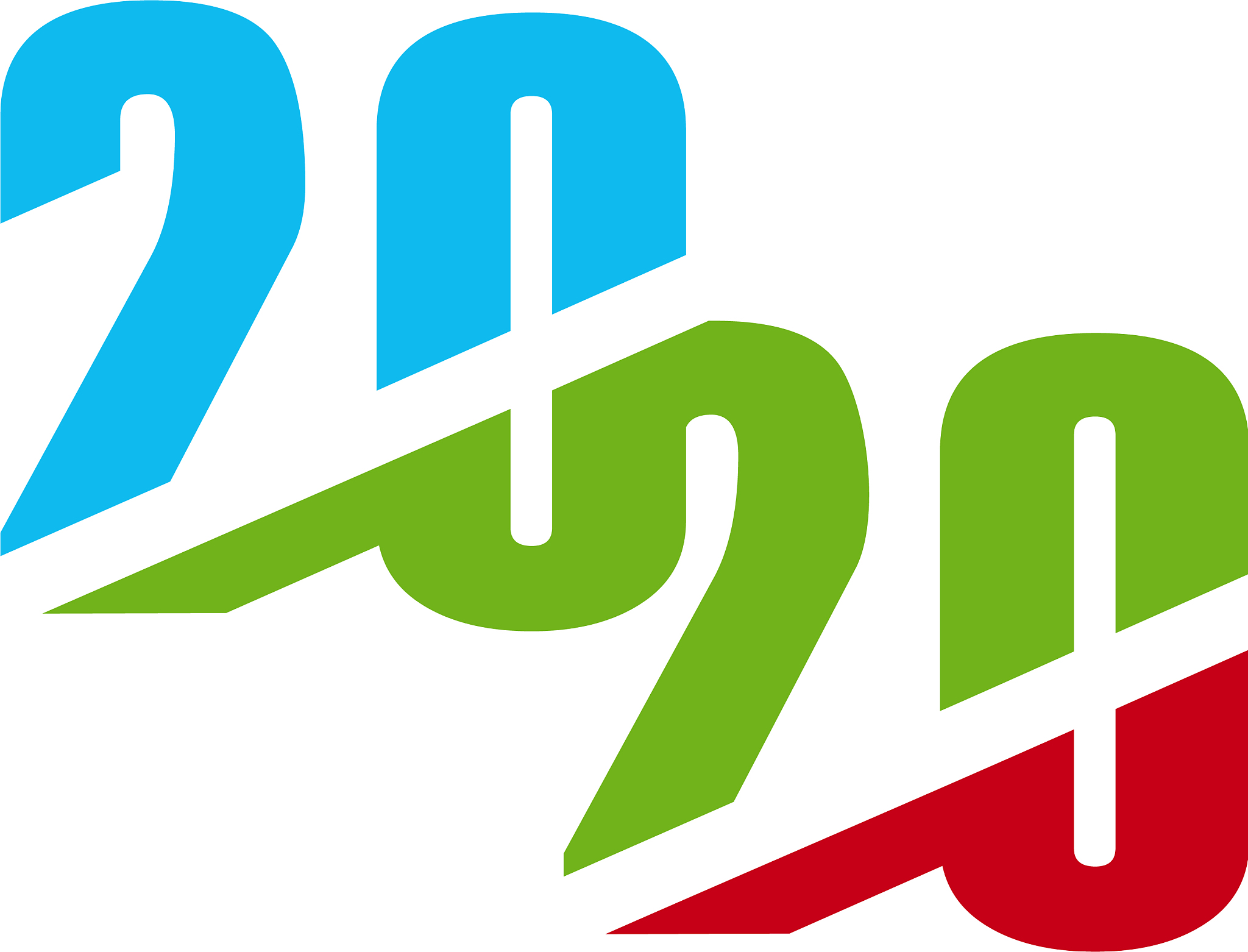 2020 logo design concept template icon symbol