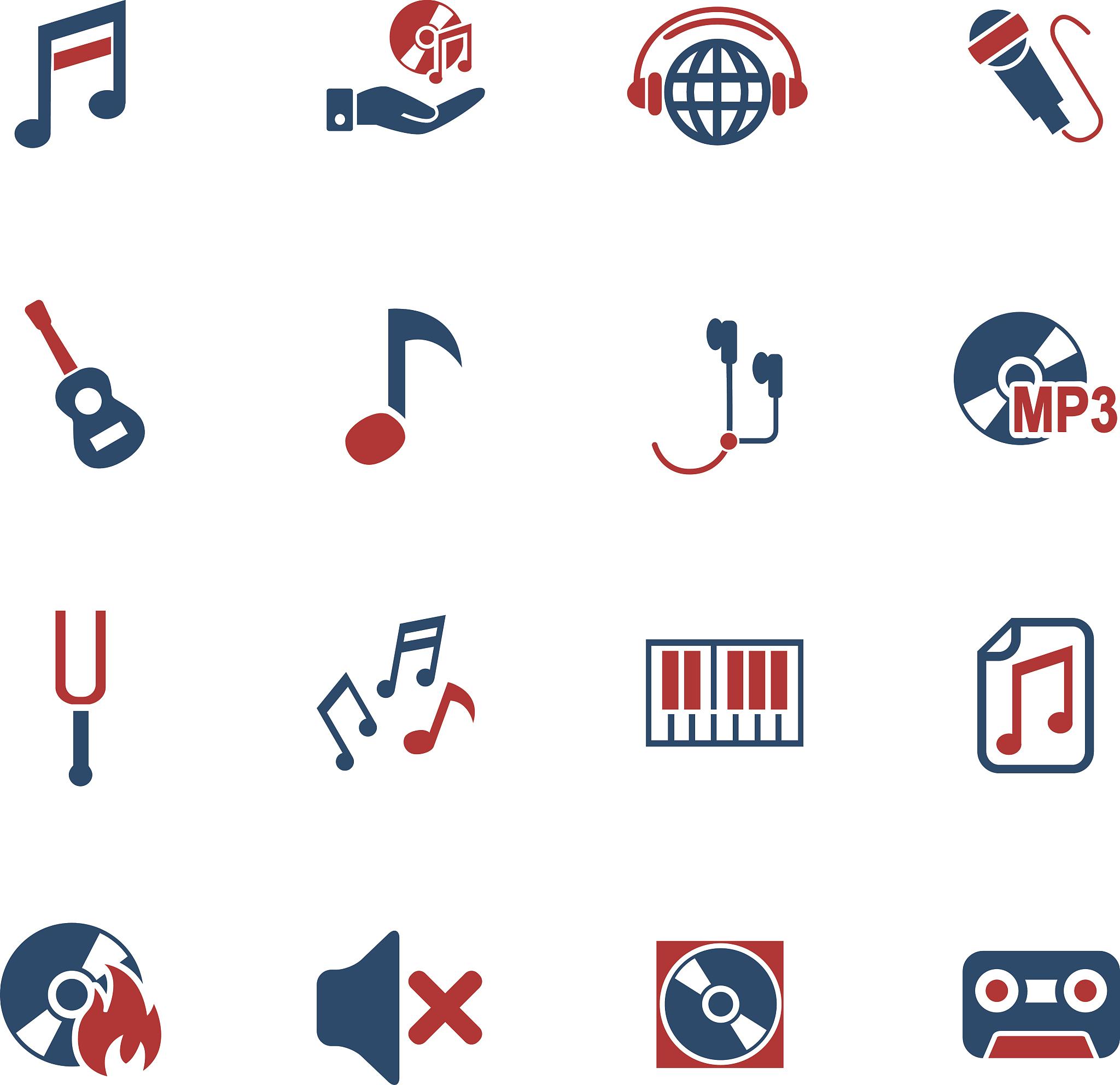 music icon set
