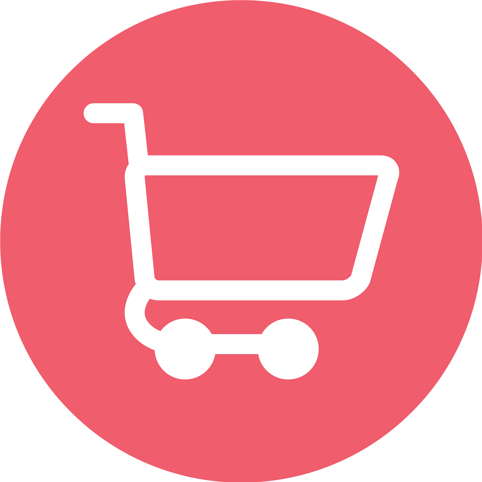 shopping cart commercial icon