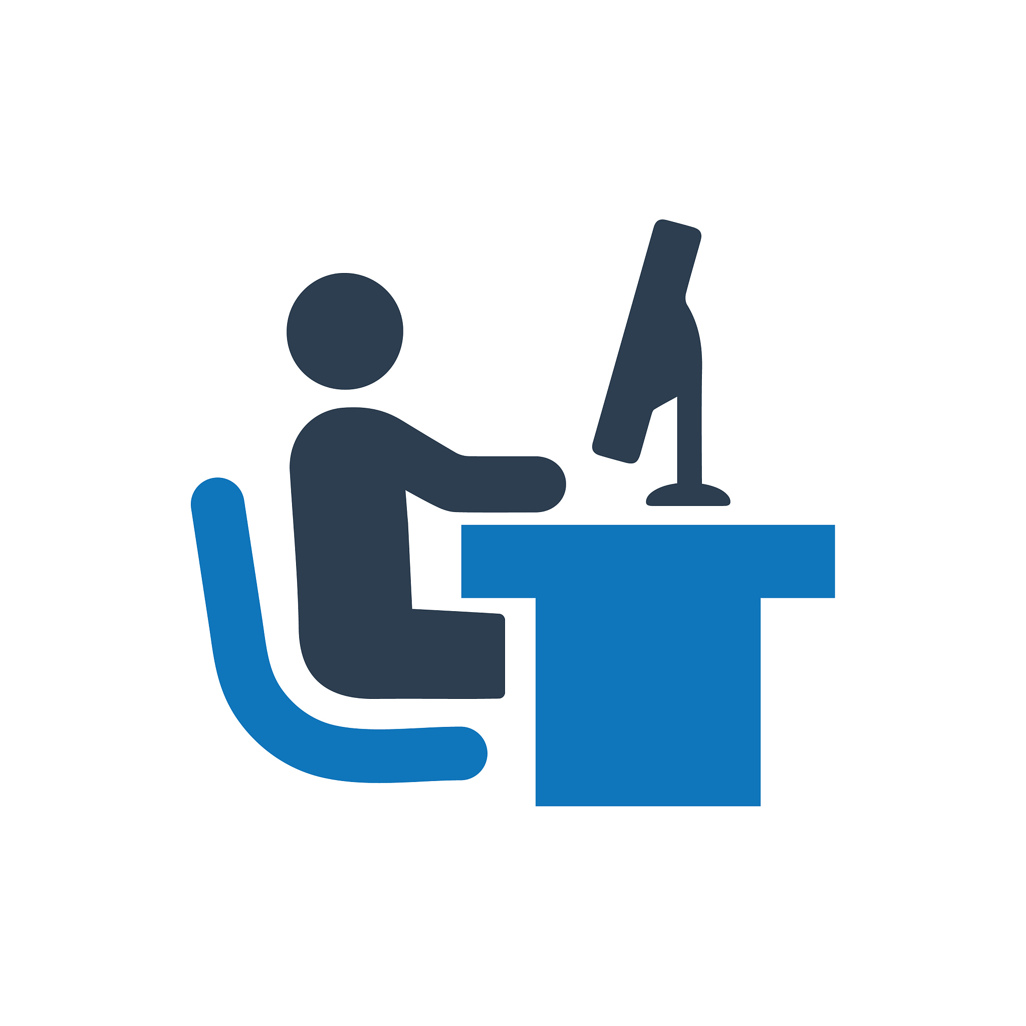 off<strong>i</strong>ce working icon