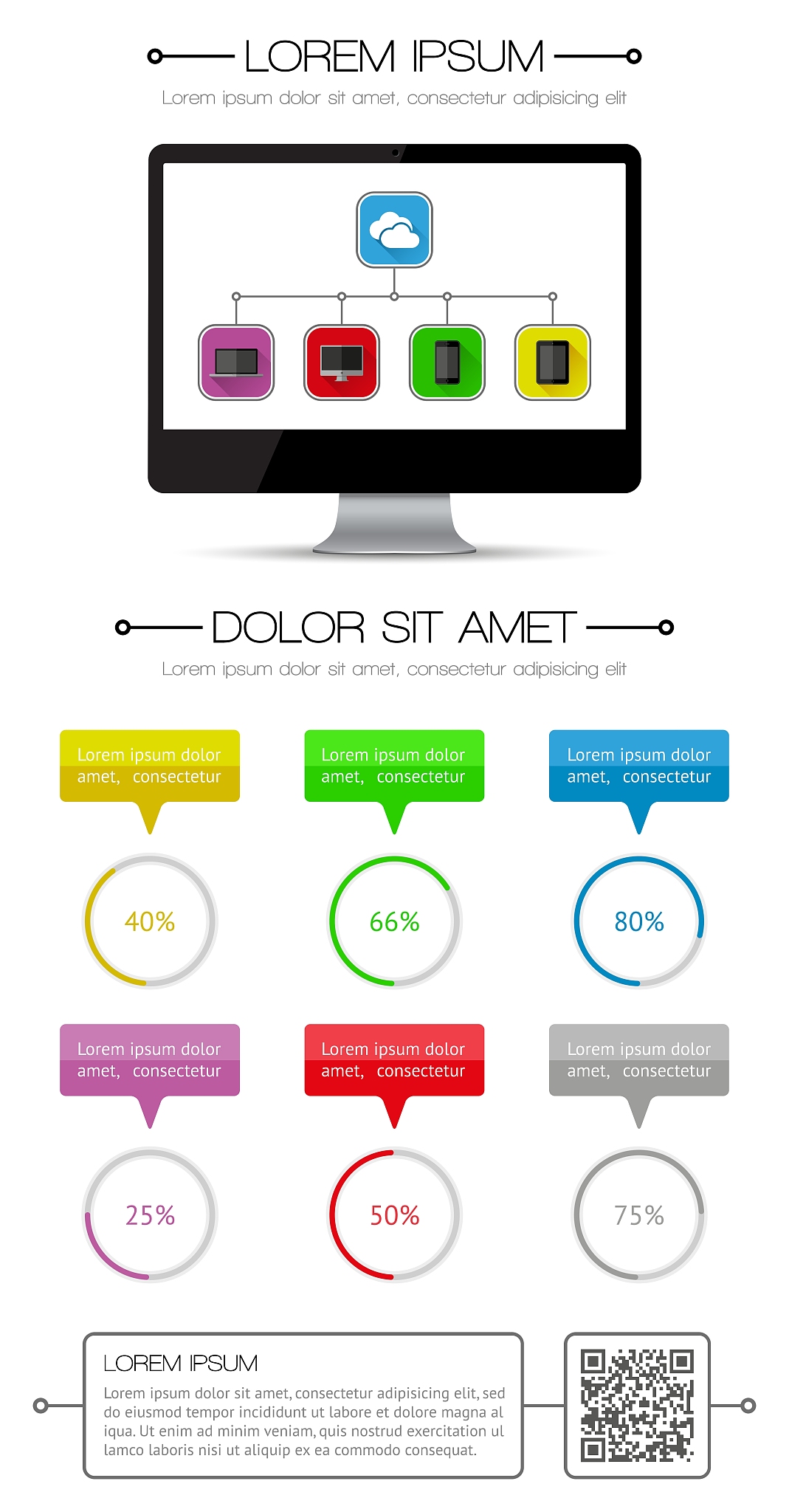ui infographics and web elements