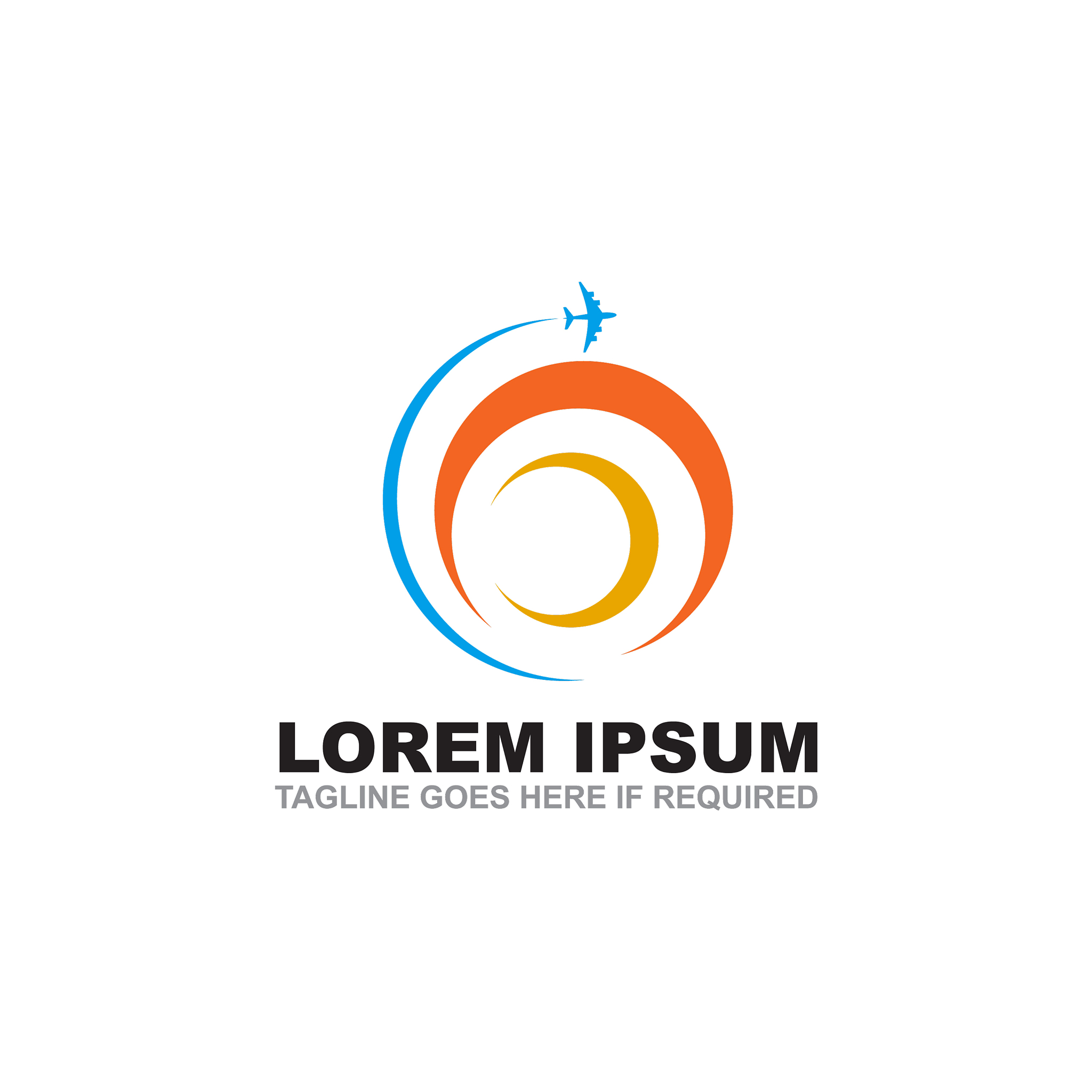 travel logo design template
