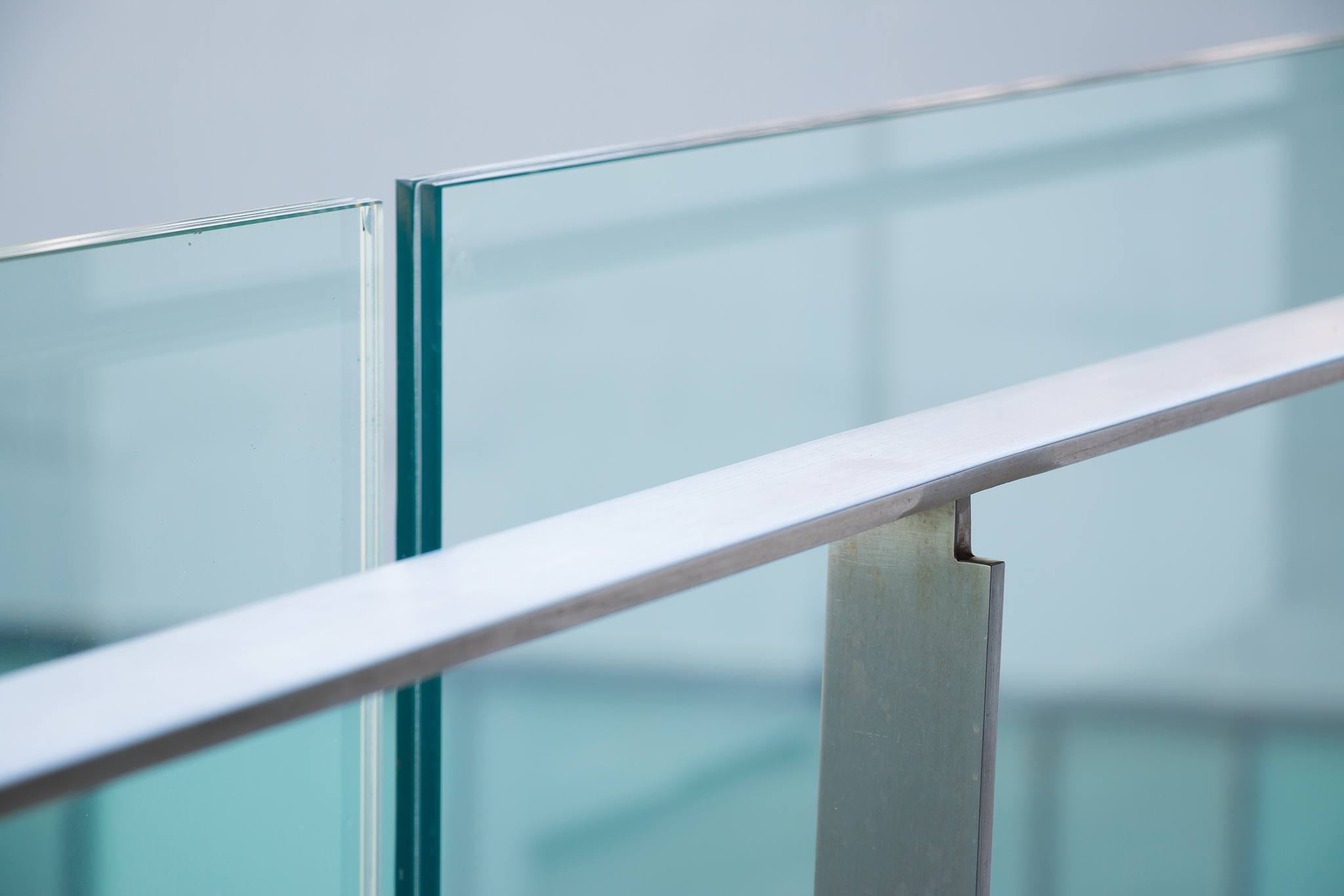 flat stainless railing