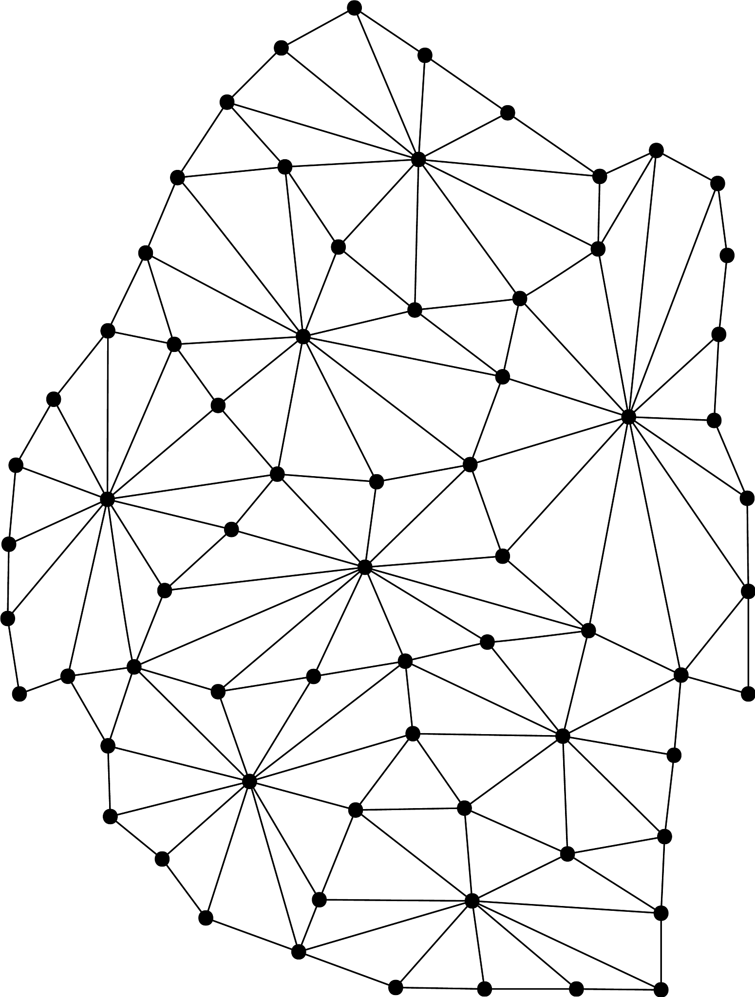 kingdom of swaziland map of polygonal mosaic