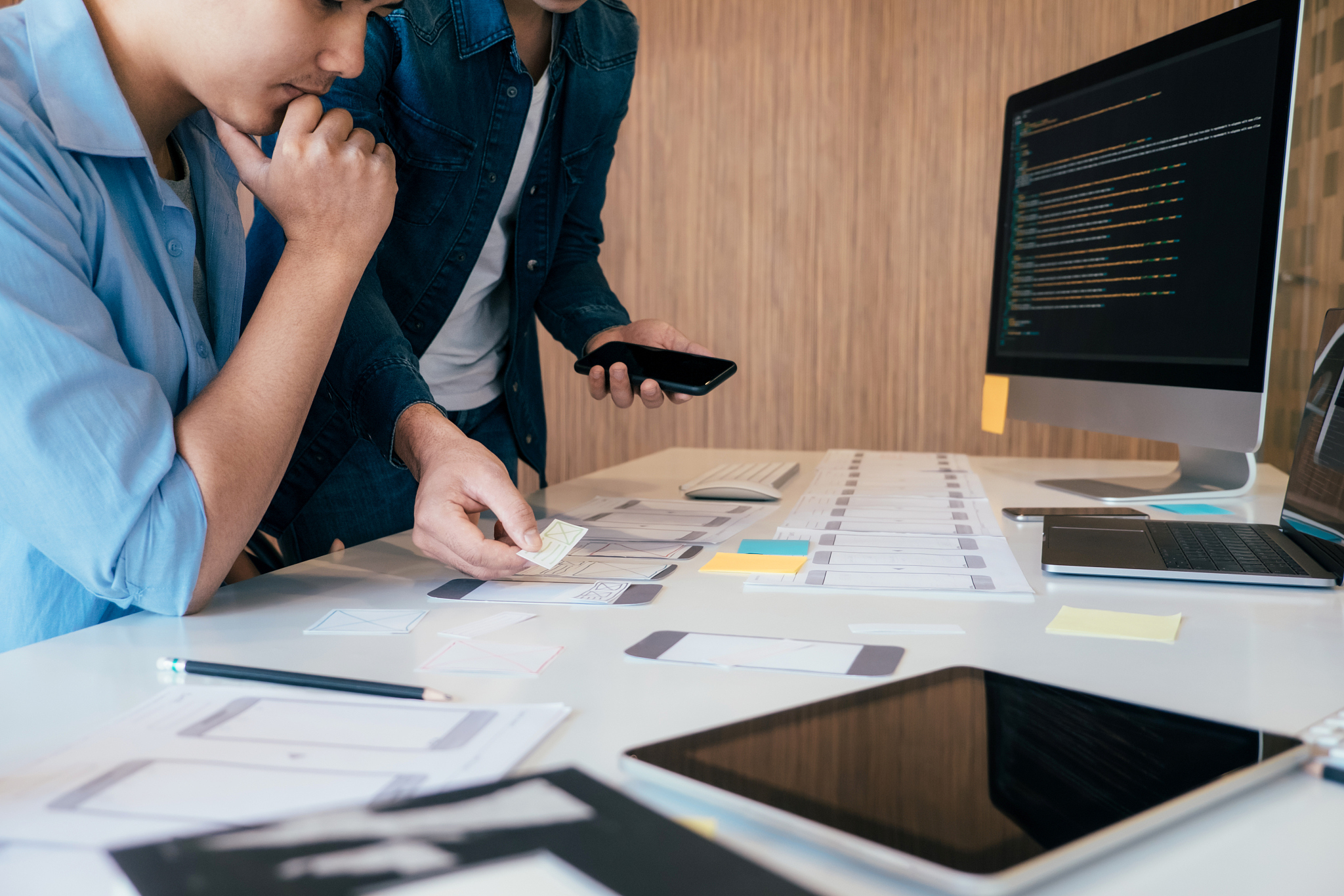 ux ui and programming development technology.