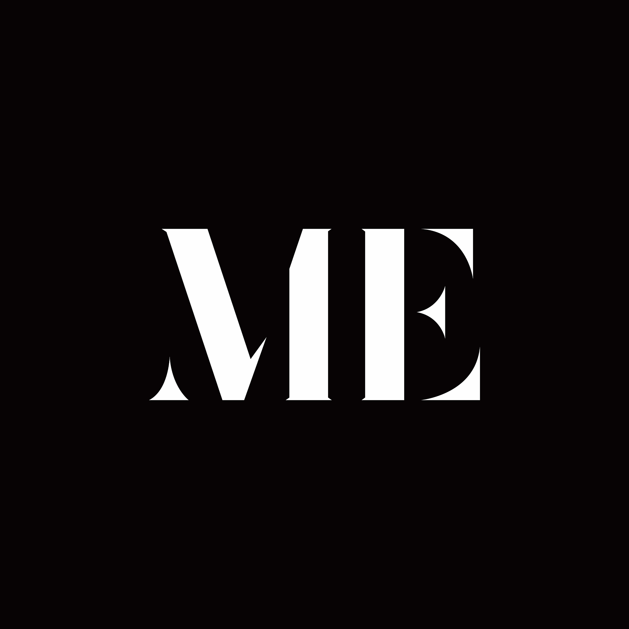 me logo letter initial logo designs template