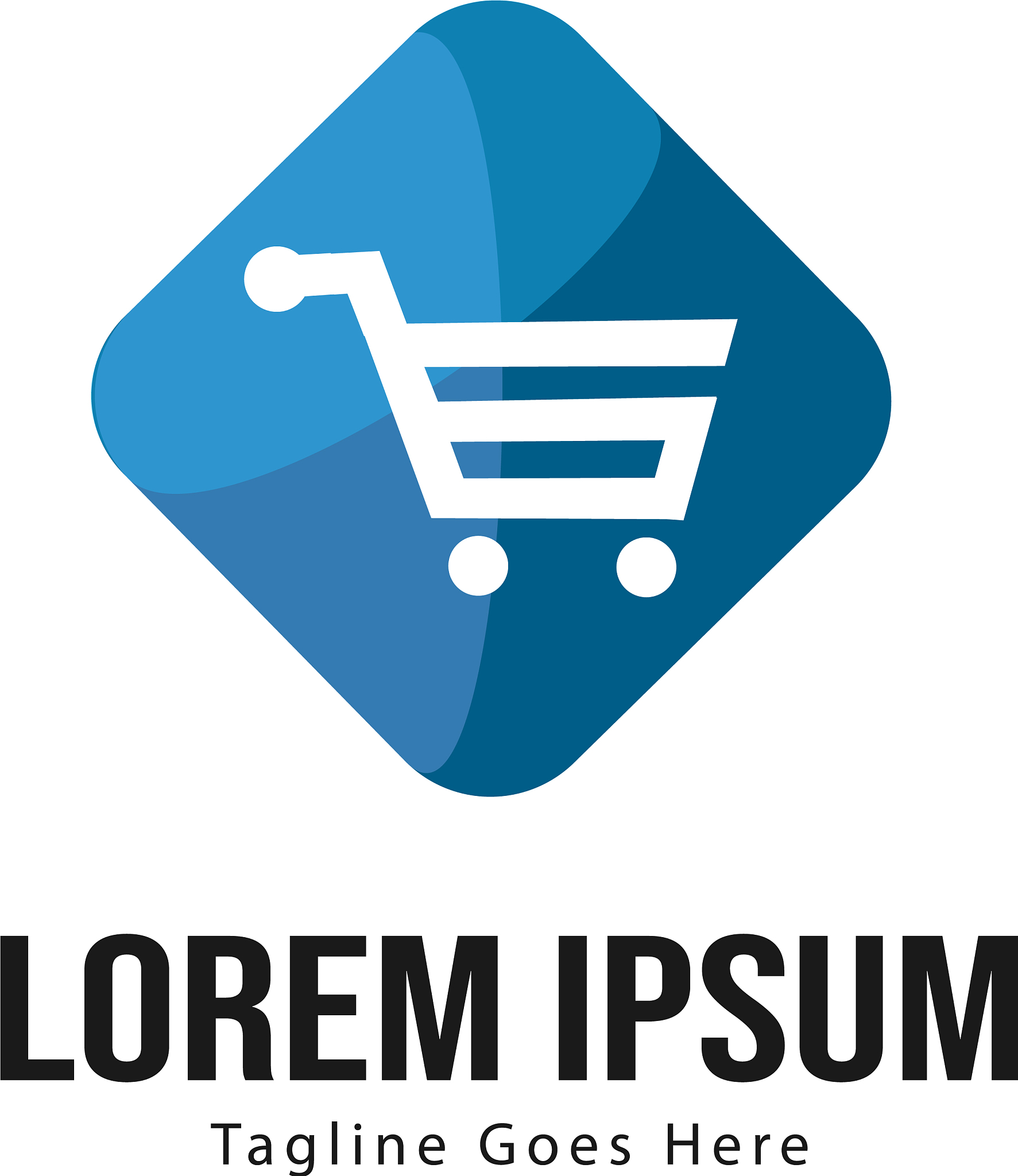 shopping logo template design shopping logo with