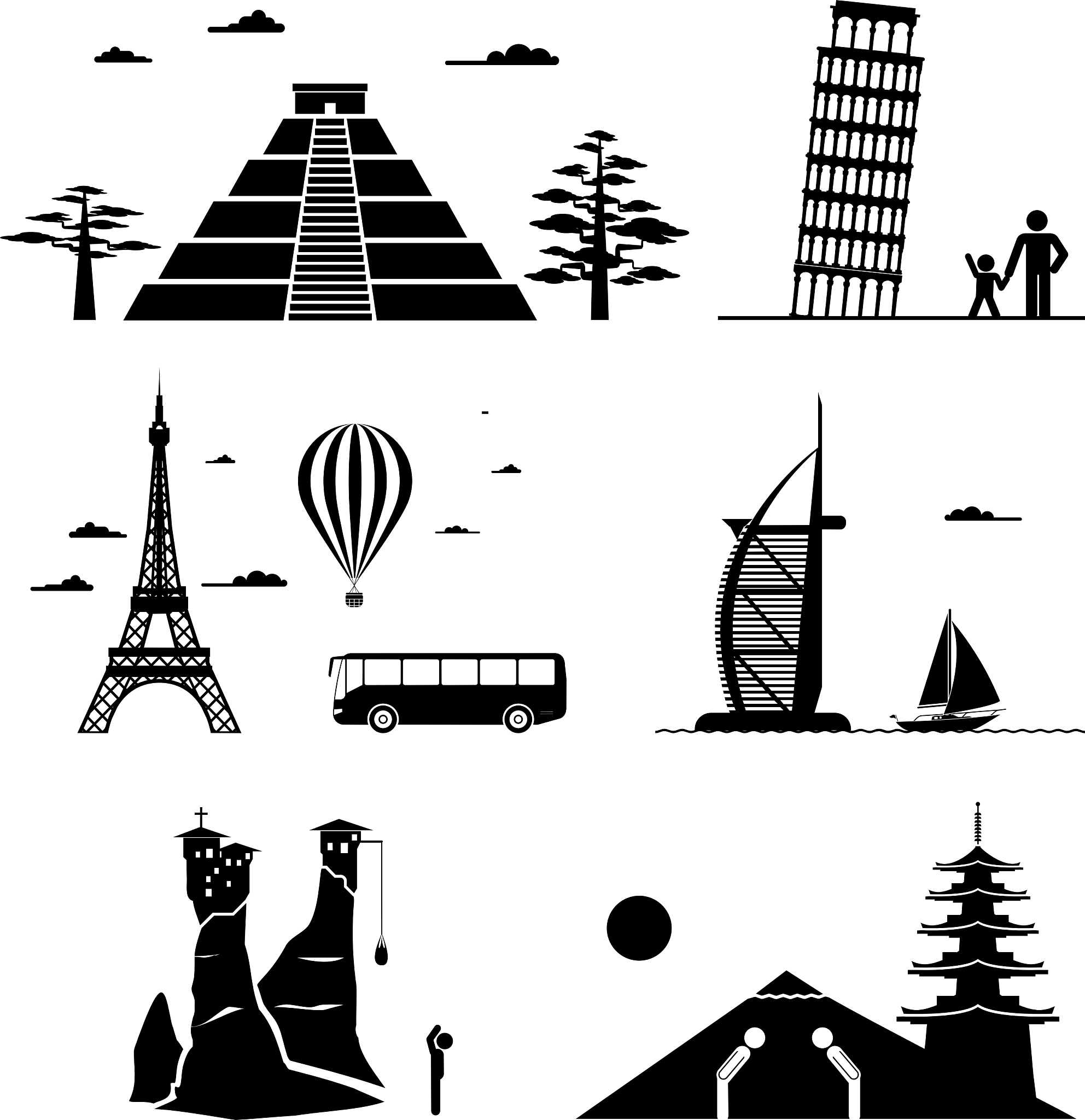 travel icons
