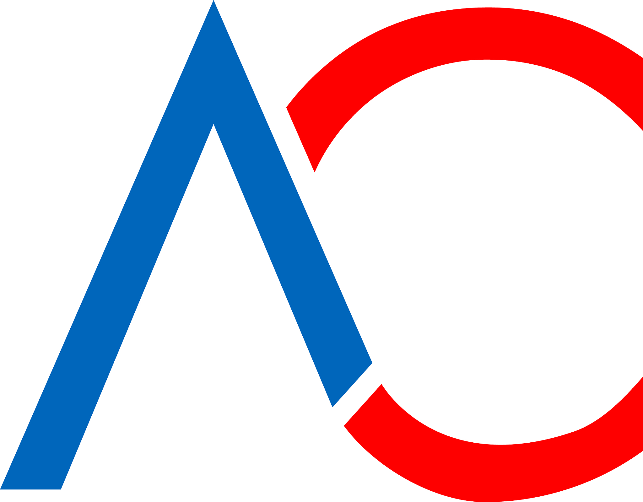 initial letter ac logo template design