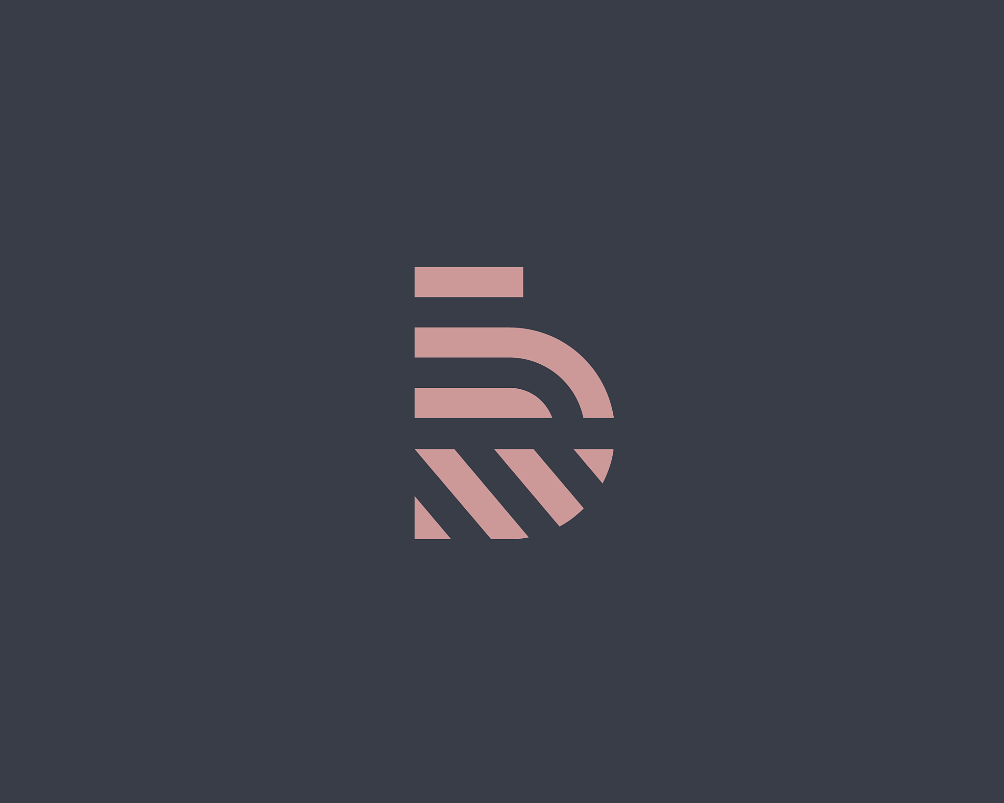 letter b line logo design creative