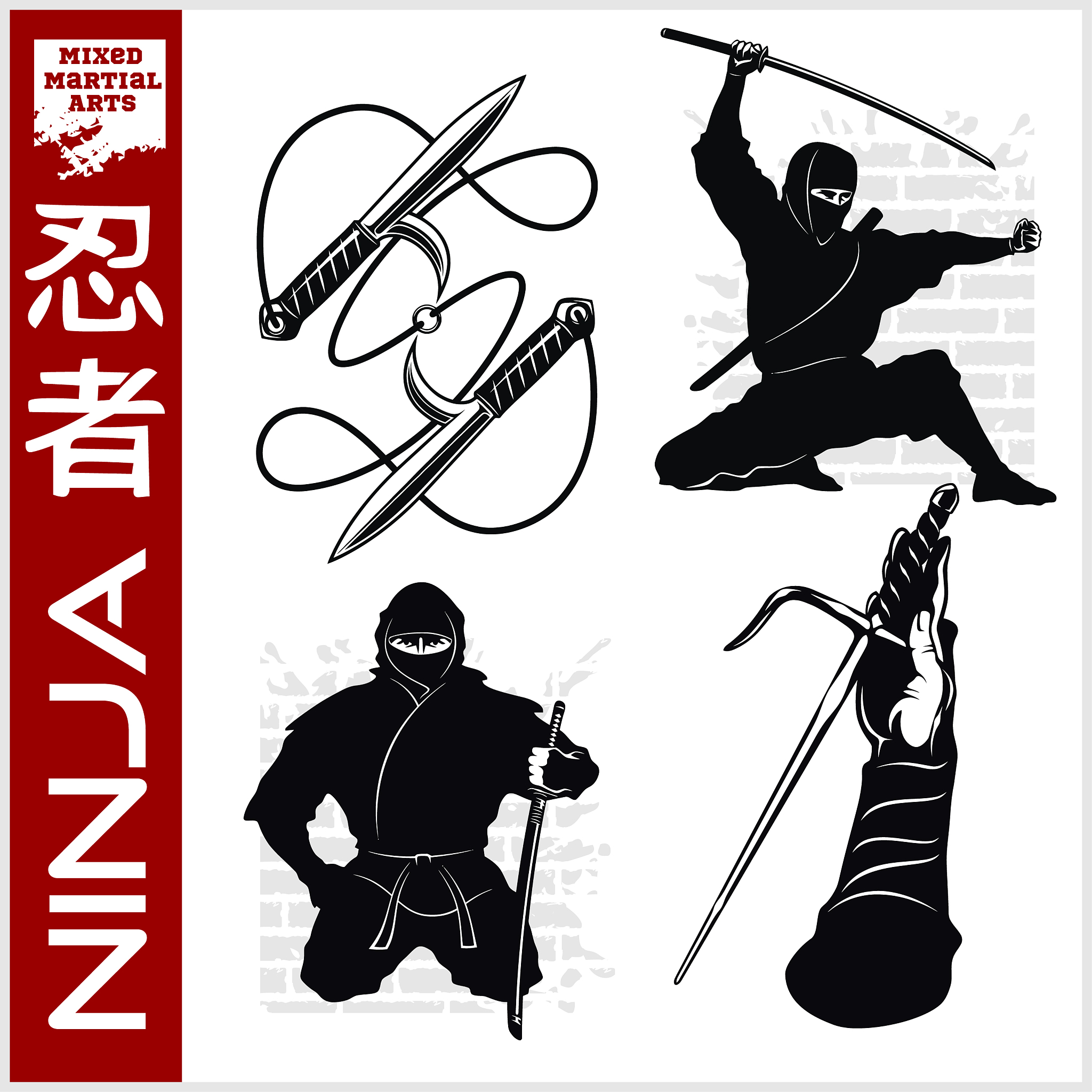 ninja warrior fighter - mixed martial art
